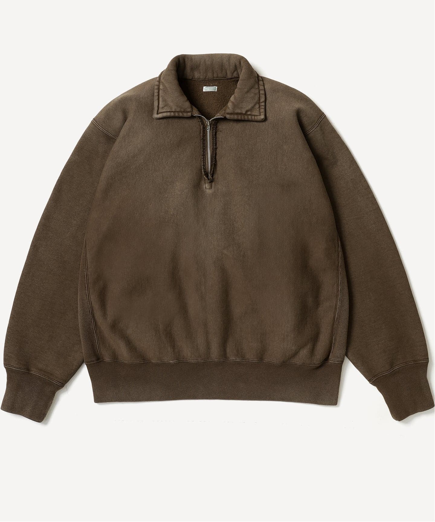 A.PRESSE/アプレッセ】Vintage Half Zip Sweatshirt（スウェット）｜L