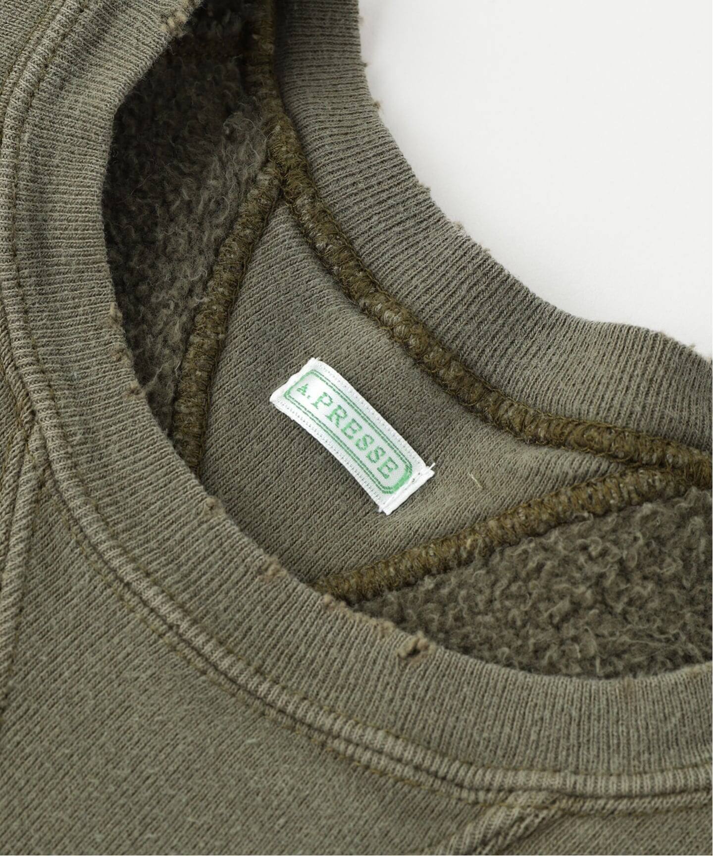 A.PRESSE/アプレッセ】 Vintage Double V Sweatshirt（スウェット）｜L