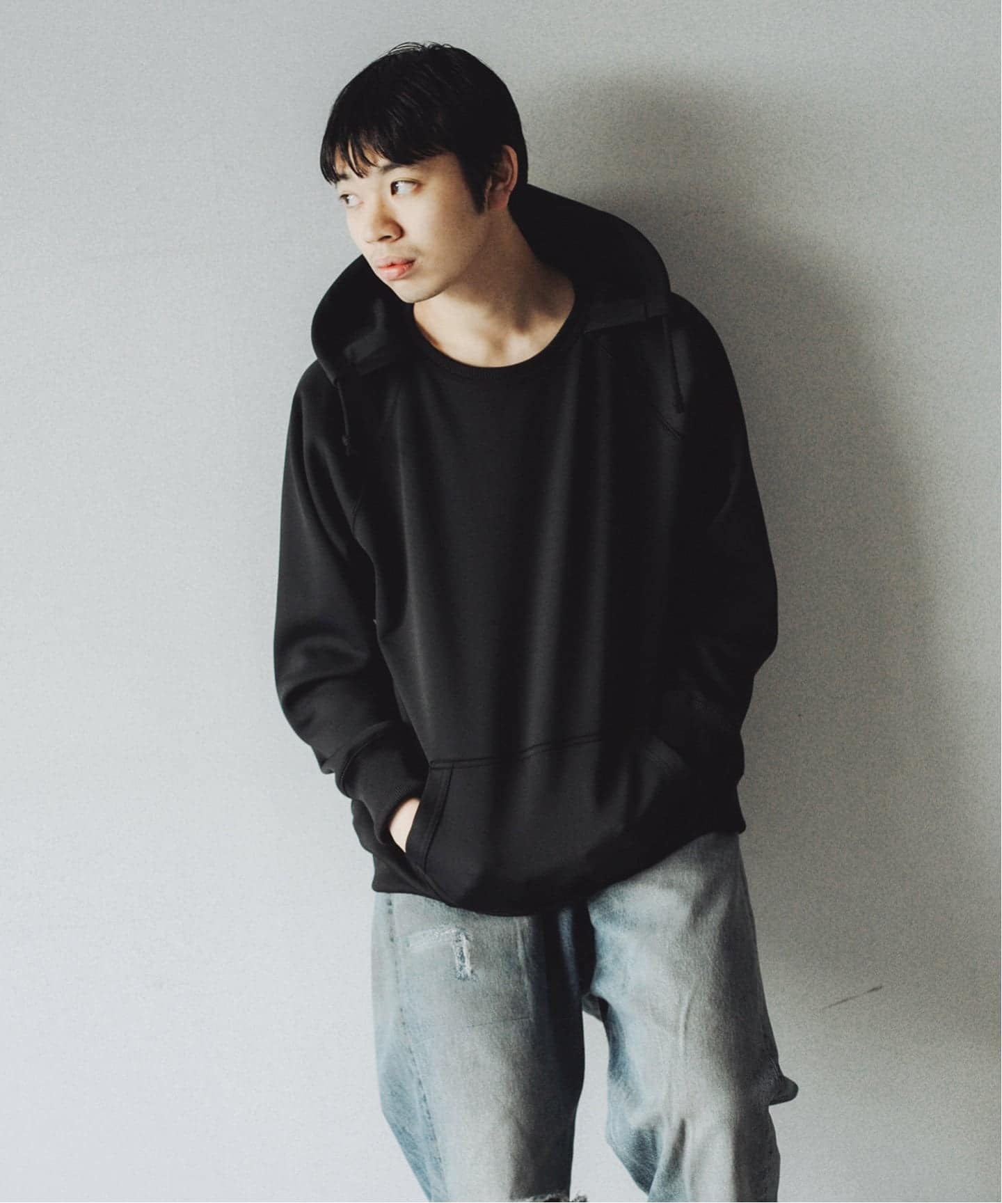 FOUNDOUR/ファウンダ】EX W FACE 2TONE HOODIE（パーカー）｜L'ECHOPPE