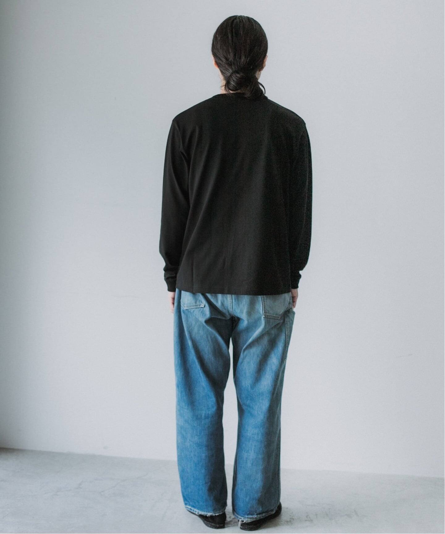 LE / エルイー】 BINDER NECK LONG T：カットソー（Tシャツ