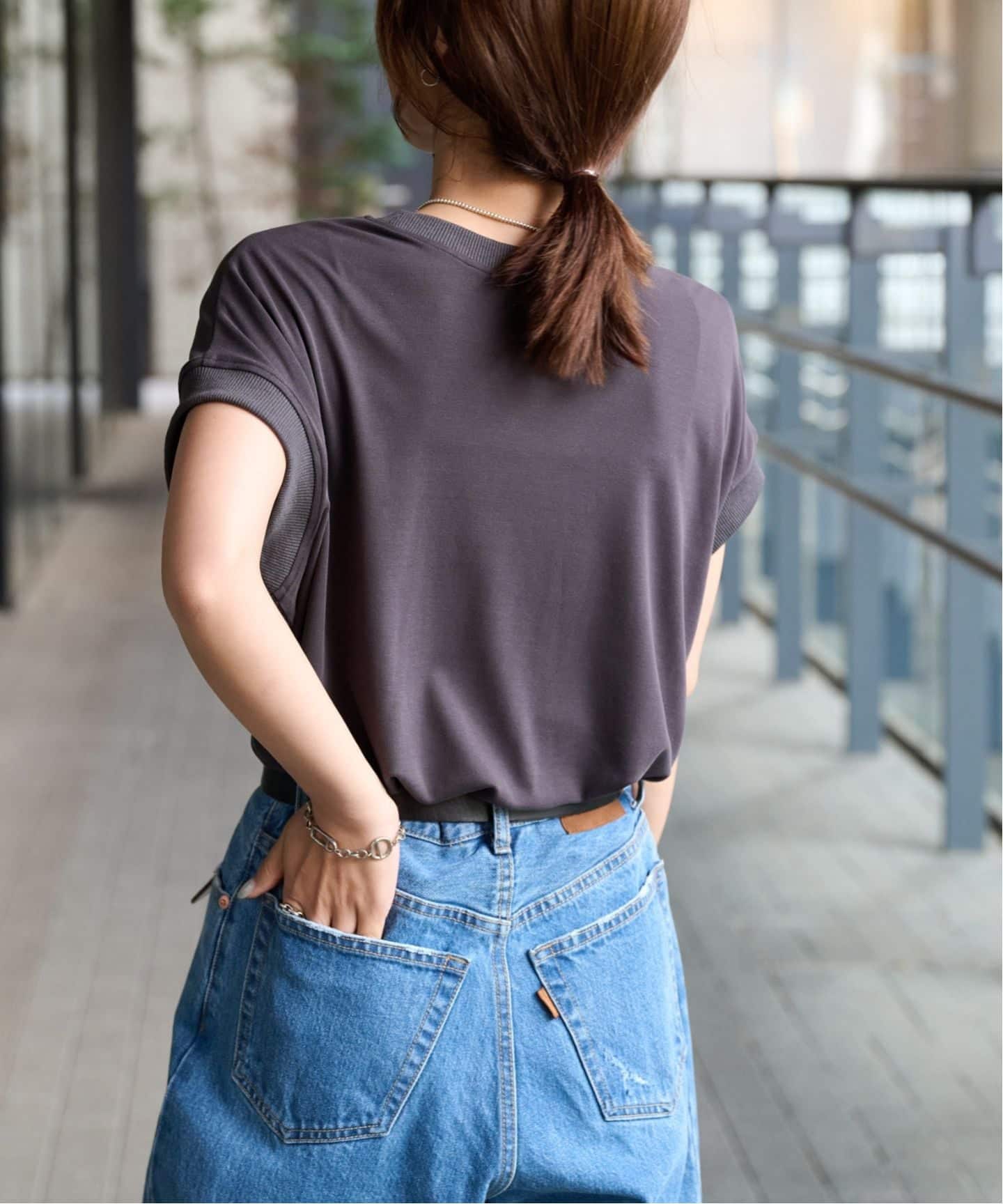 ≪予約≫リヨセルノースリTEE（Tシャツ／カットソー）｜OUTDOOR