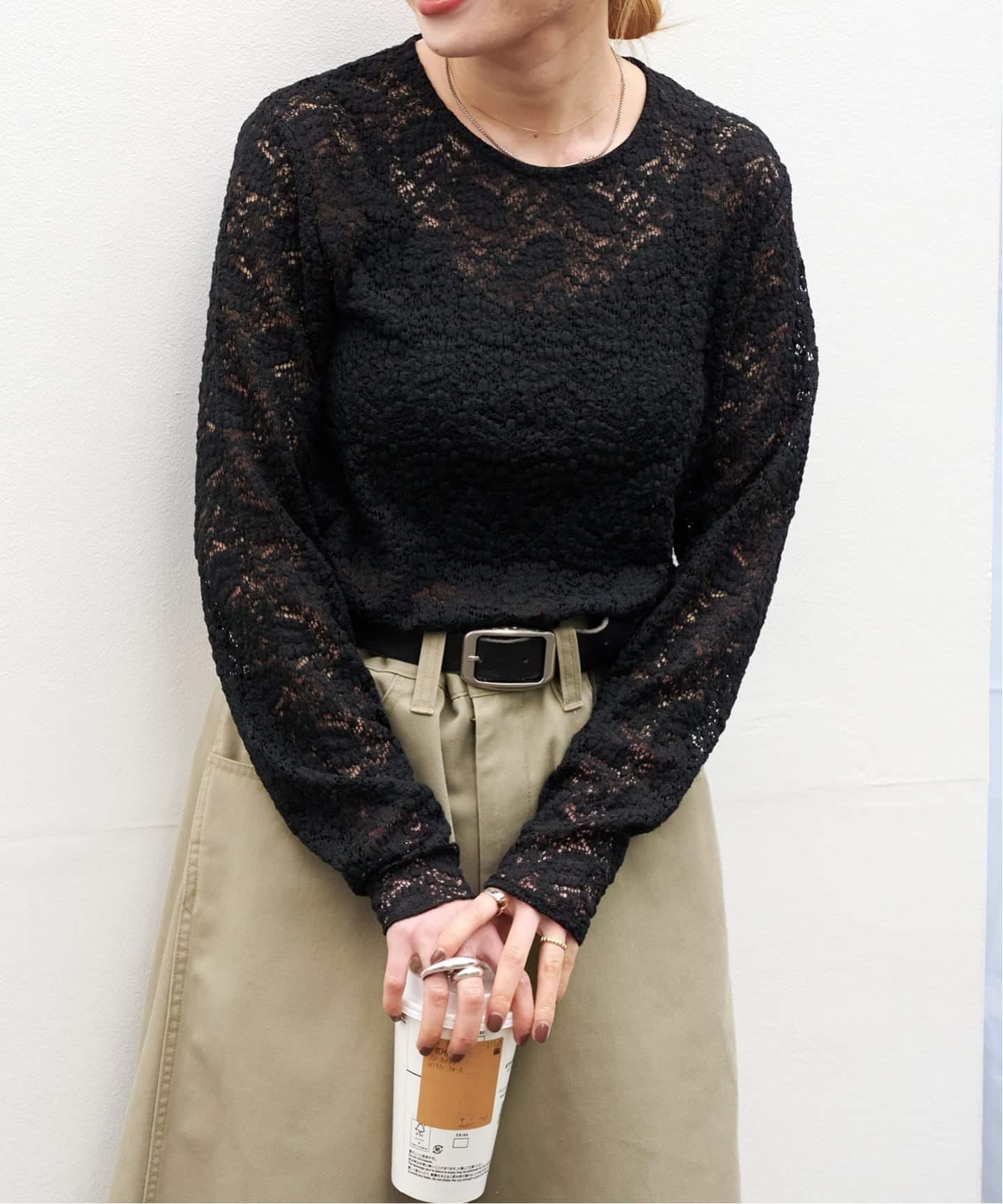 ストレッチカットレースプルオーバー（Tシャツ／カットソー）｜OUTDOOR