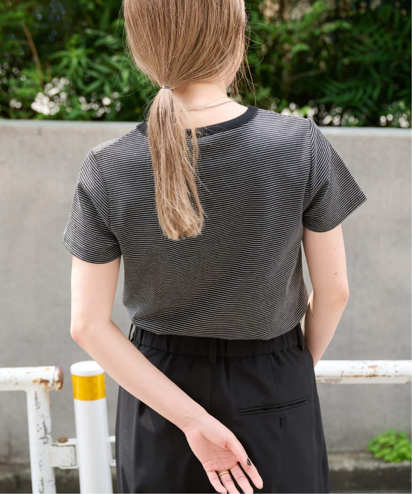 リンガーボーダーTEE セットアップ対応（Tシャツ／カットソー