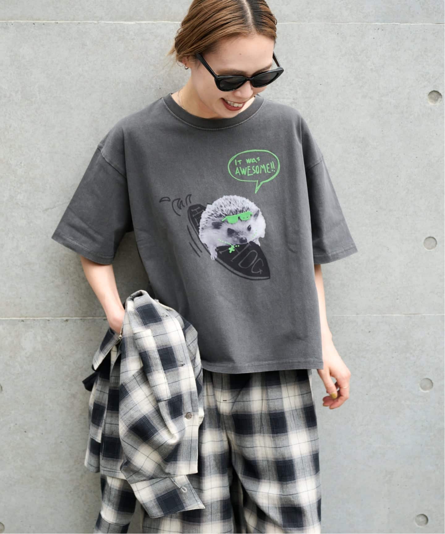 仙台店＆WEB限定 ピグメントカットオフ ZOO TEE（Tシャツ／カットソー