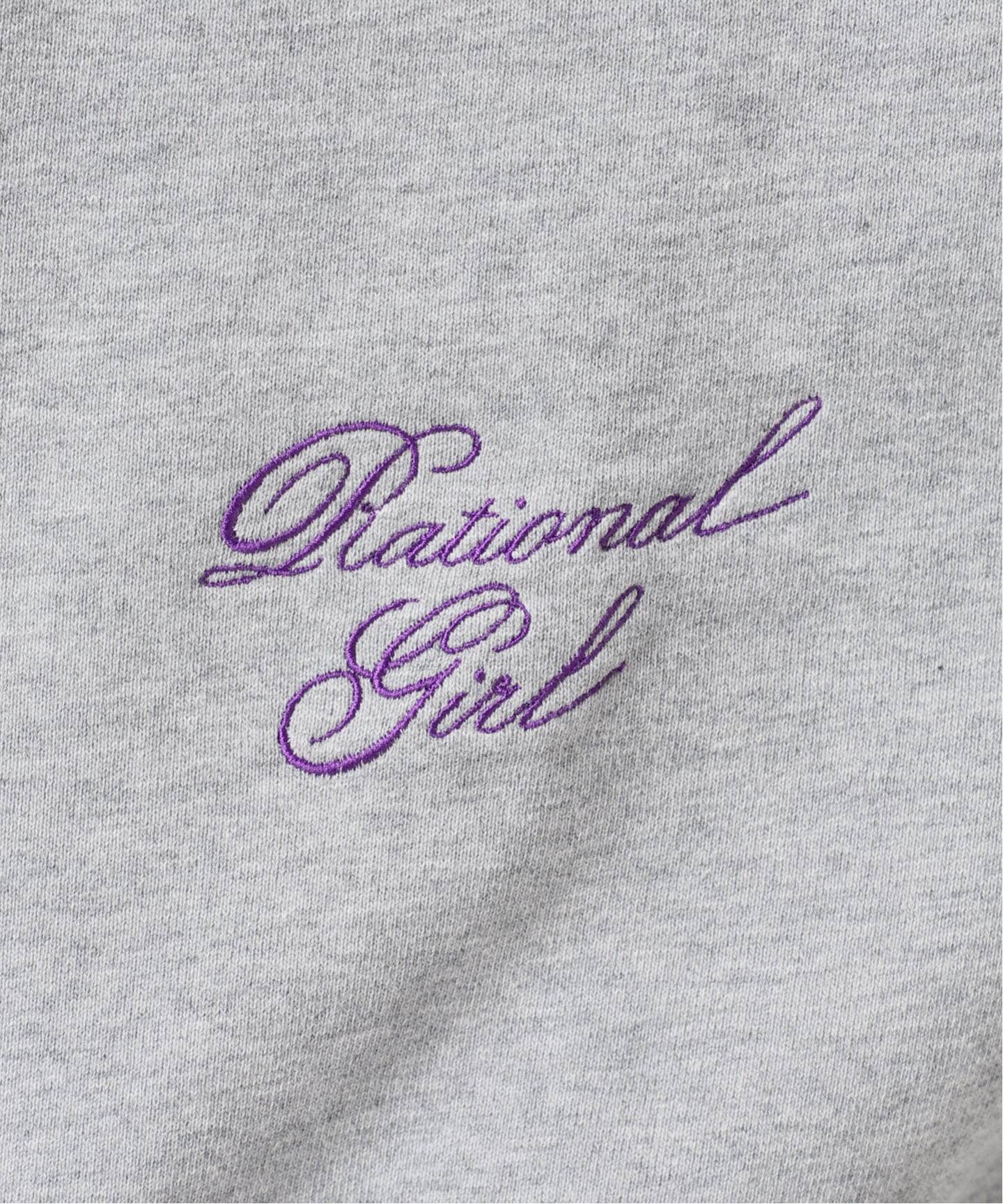 RATIONAL GIRL ロゴ刺繍スウェットプルオーバー（スウェット