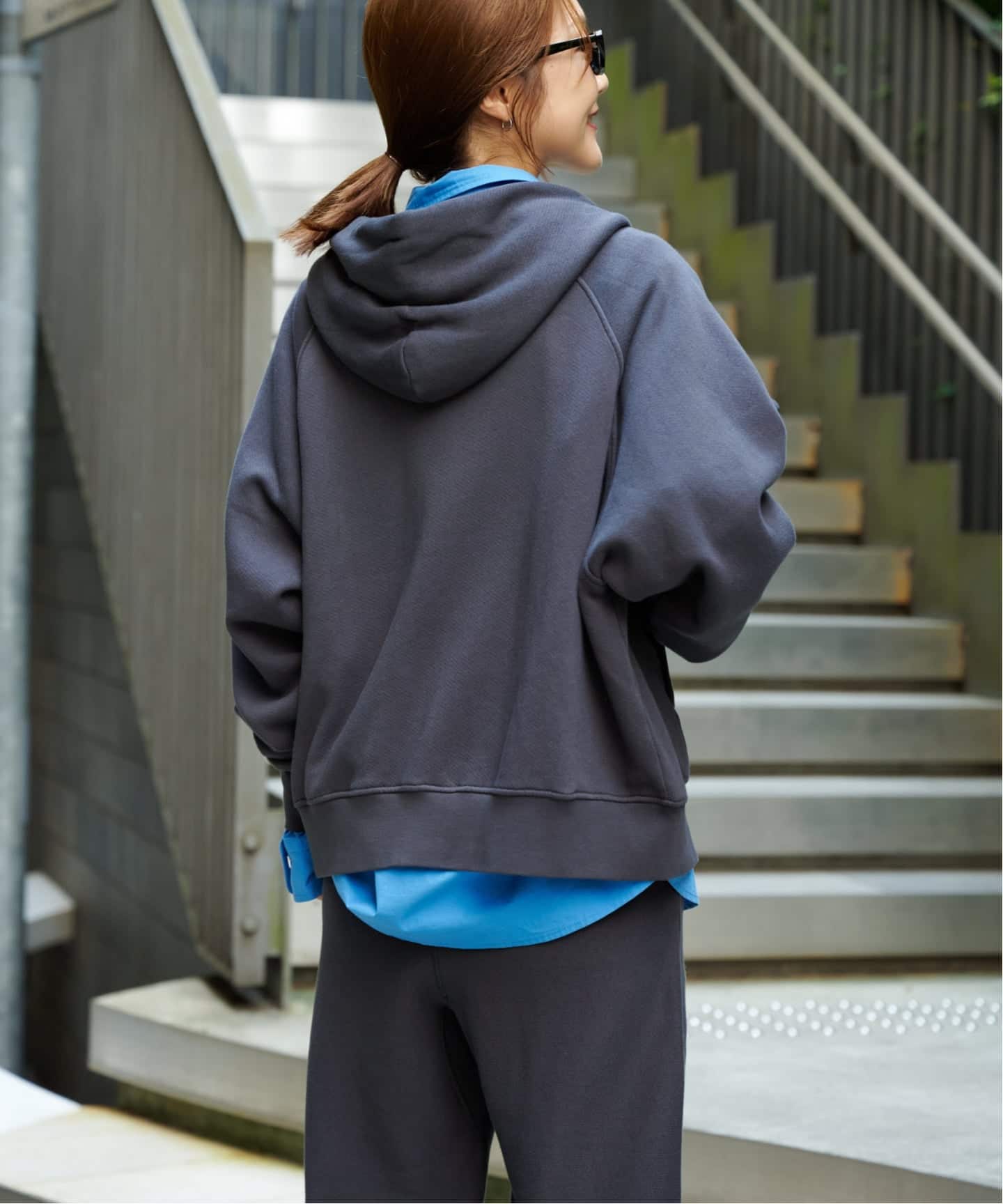 ≪予約≫VINTAGE LIKE SWEAT ZIP HOODIE（パーカー）｜OUTDOOR