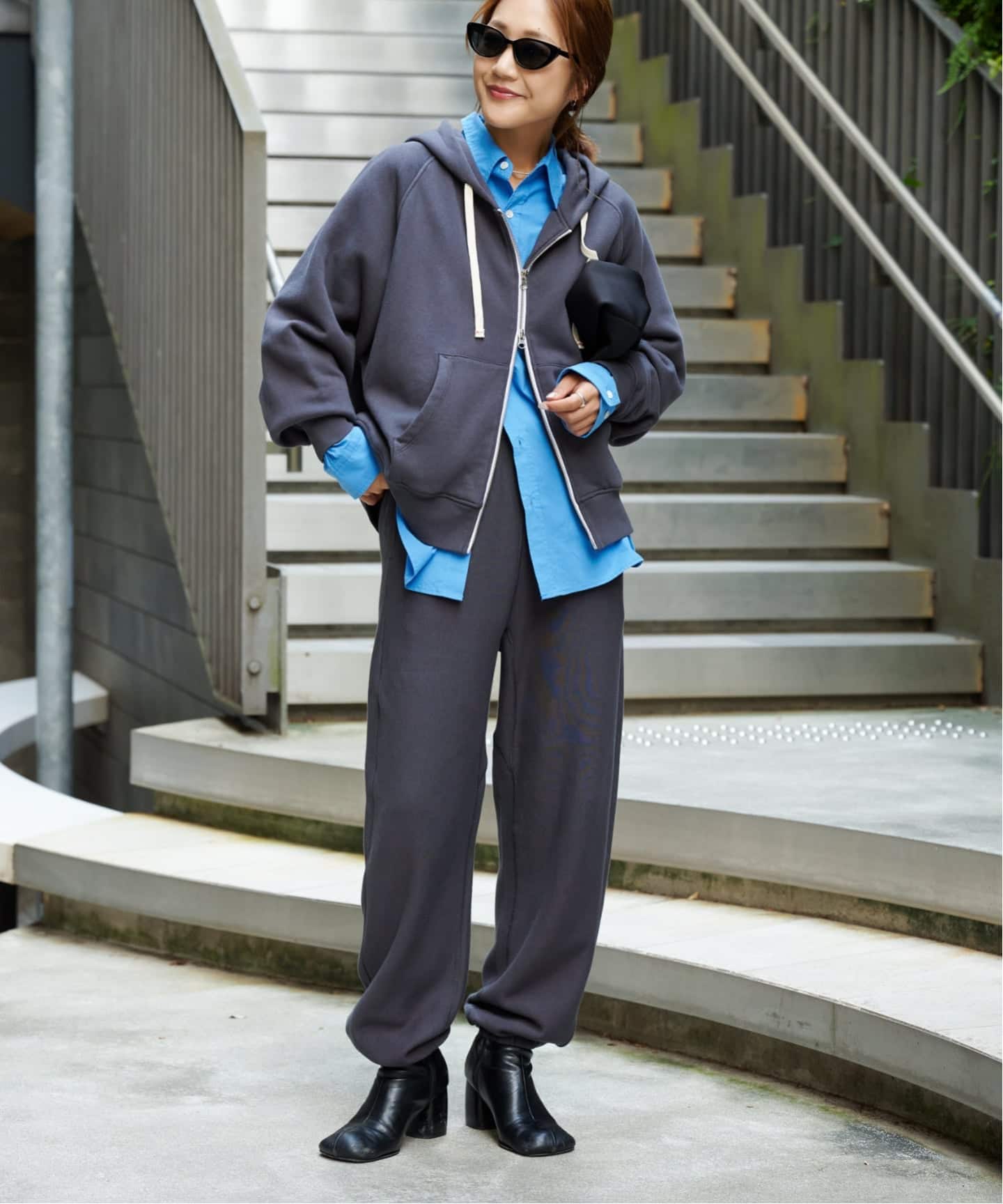 ≪予約≫VINTAGE LIKE SWEAT ZIP HOODIE（パーカー）｜OUTDOOR