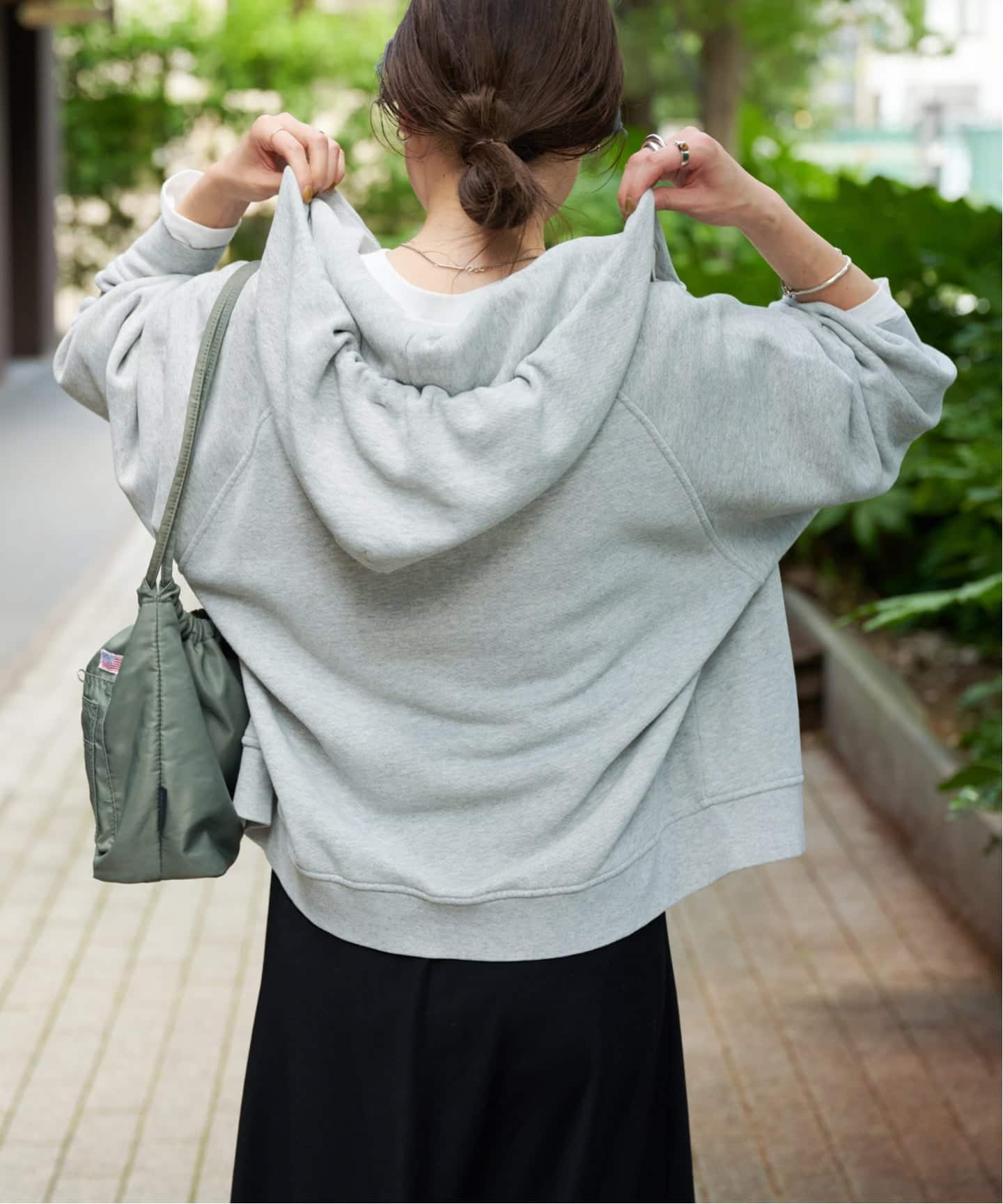 ≪予約≫VINTAGE LIKE SWEAT ZIP HOODIE（パーカー）｜OUTDOOR