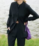 ≪予約≫ACTIVE WEAR テレコクルーネックスナップカーディガン