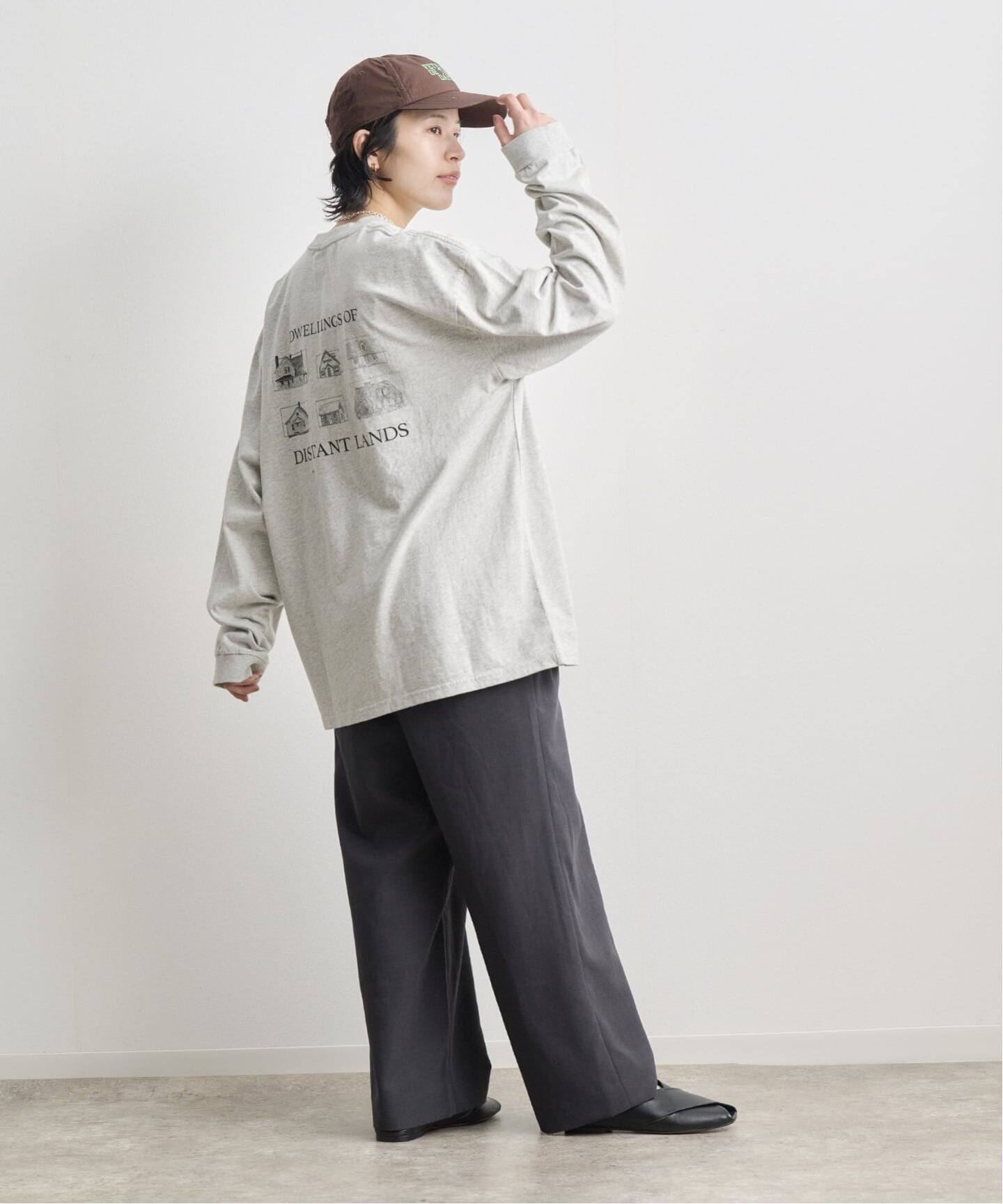 anuke Print Long T-shirts（Tシャツ／カットソー）｜BOICE FROM