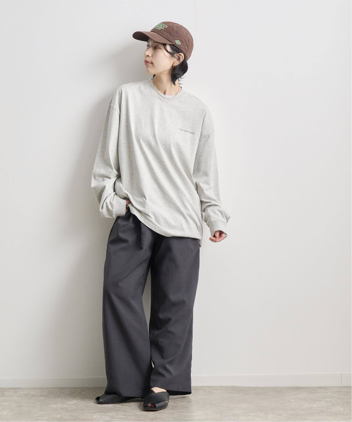 anuke Print Long T-shirts（Tシャツ／カットソー）｜BOICE FROM