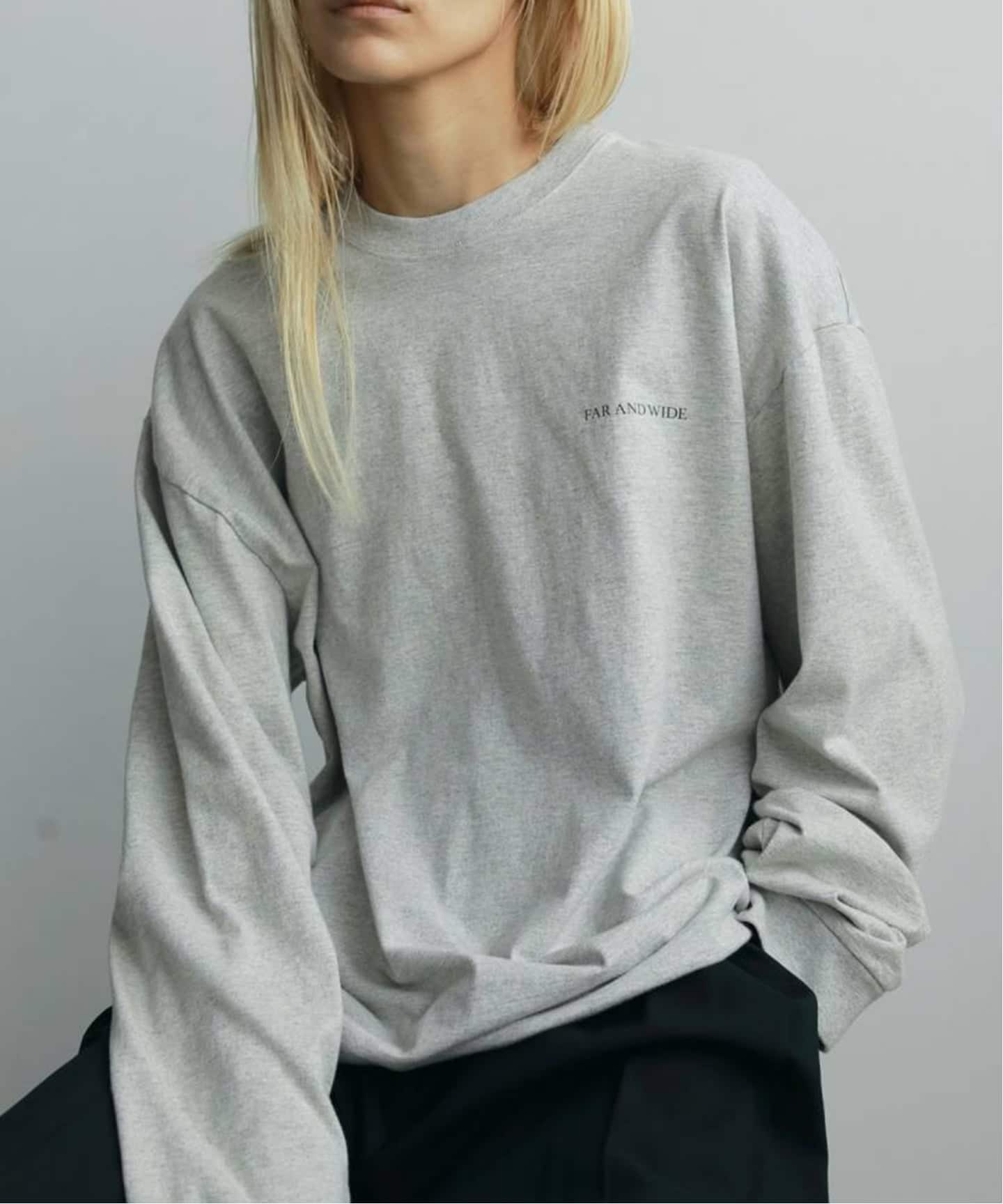 anuke Print Long T-shirts（Tシャツ／カットソー）｜BOICE FROM