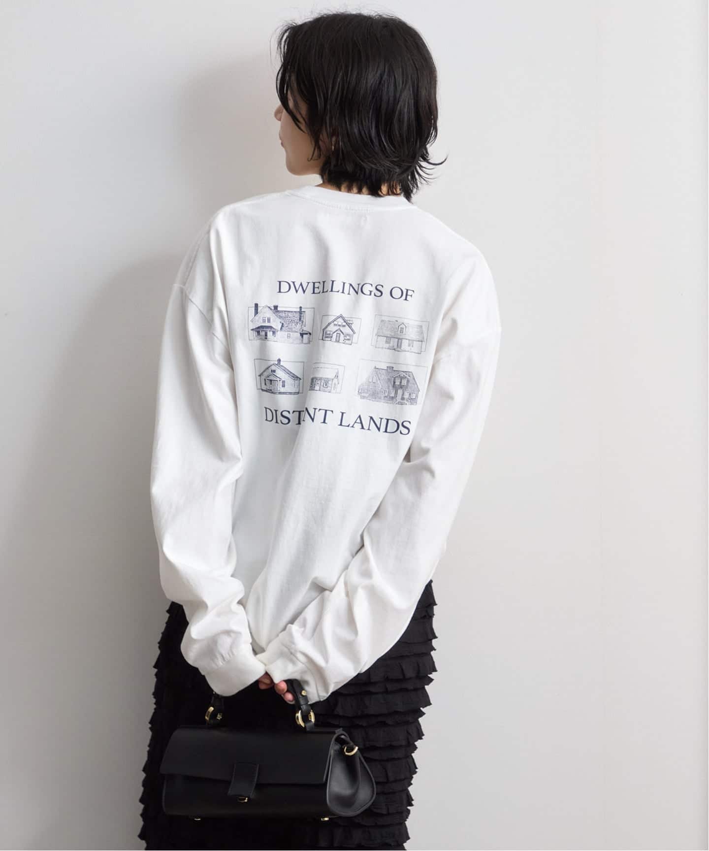 anuke Print Long T-shirts（Tシャツ／カットソー）｜BOICE FROM