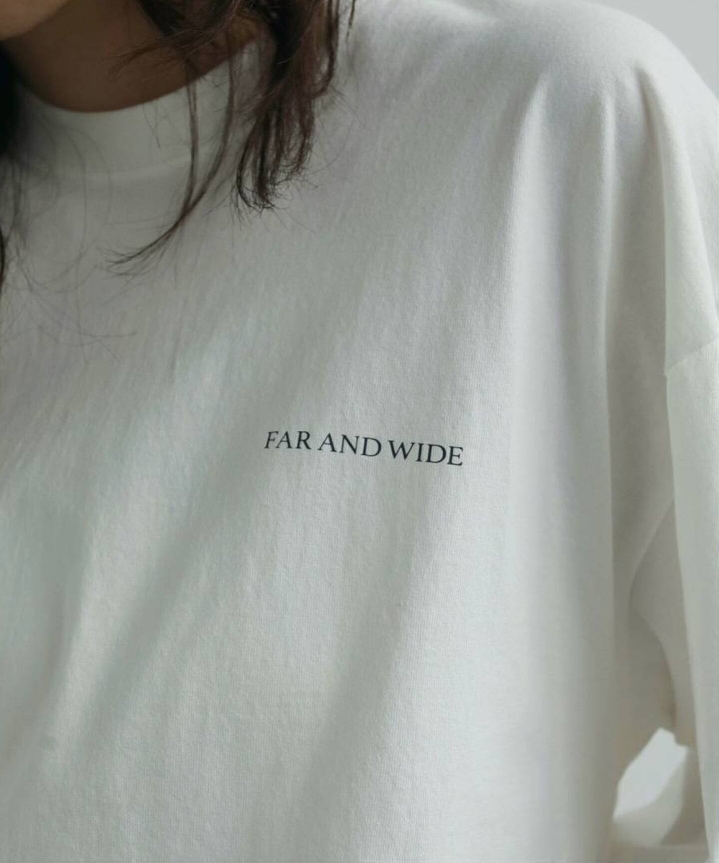 anuke Print Long T-shirts（Tシャツ／カットソー）｜BOICE FROM