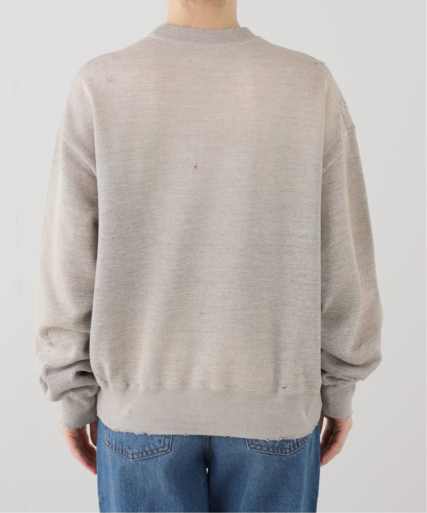 KURO MORE DAMAGE CREW NECK SWEAT（スウェット）｜BOICE FROM