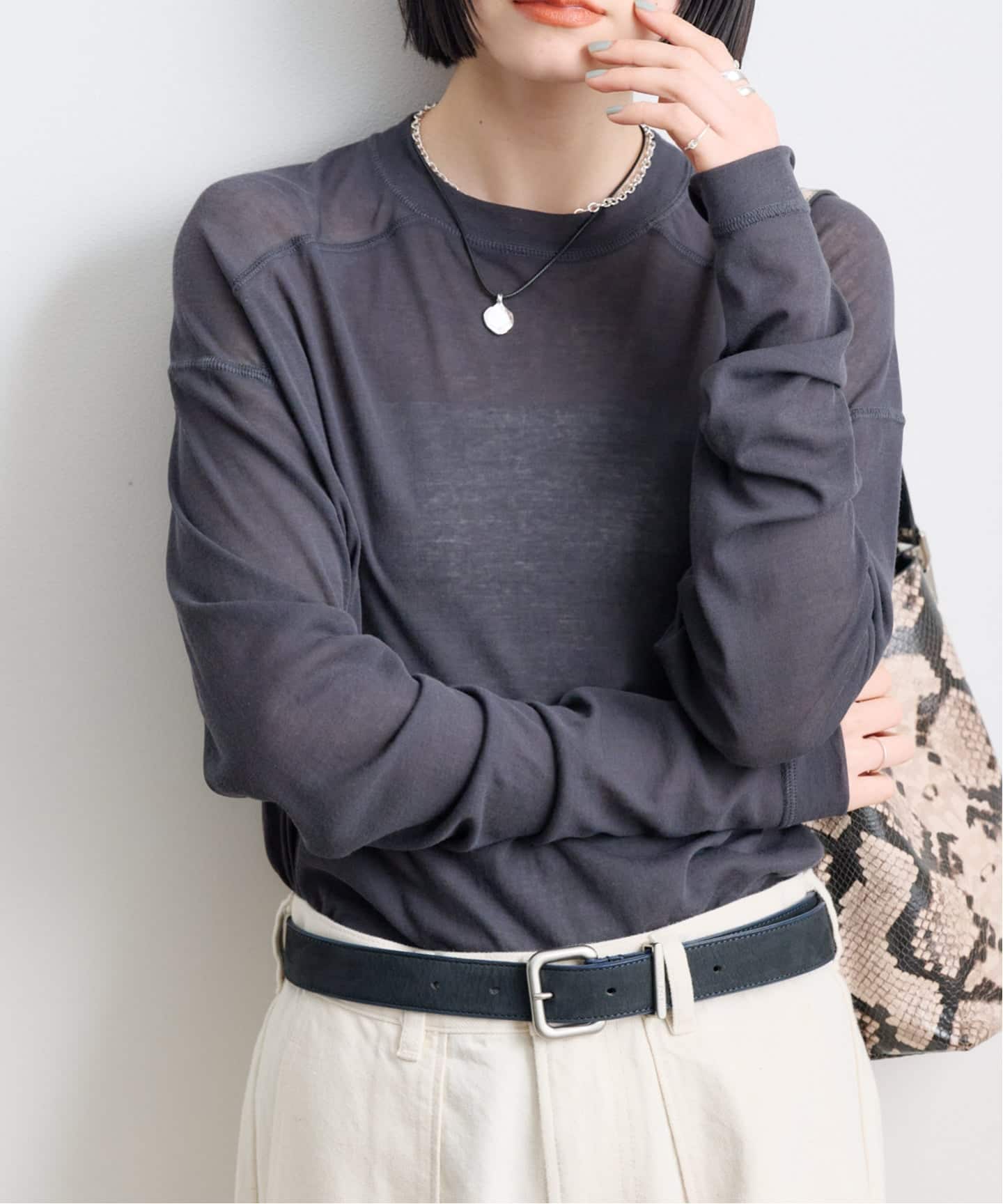 TODAYFUL Hightwist Gauze Long T-shirts（Tシャツ／カットソー