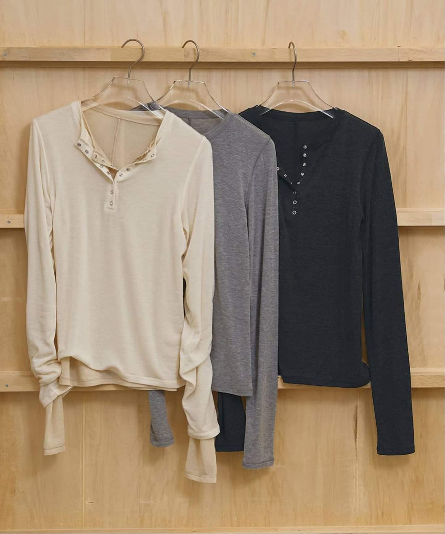 TODAYFUL Henleyneck Soft Tops（Tシャツ／カットソー）｜BOICE FROM