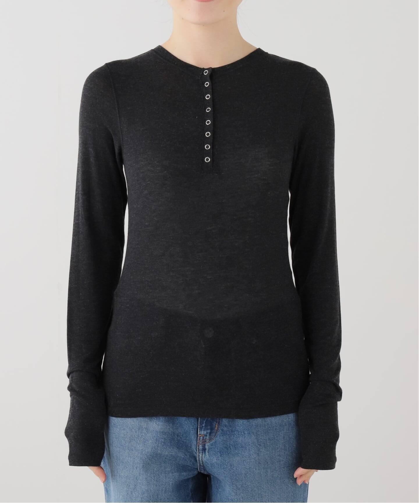 todayful Henleyneck Soft Tops グレー TODAYFUL(トゥデイフル) / Life's online store（ライフズ