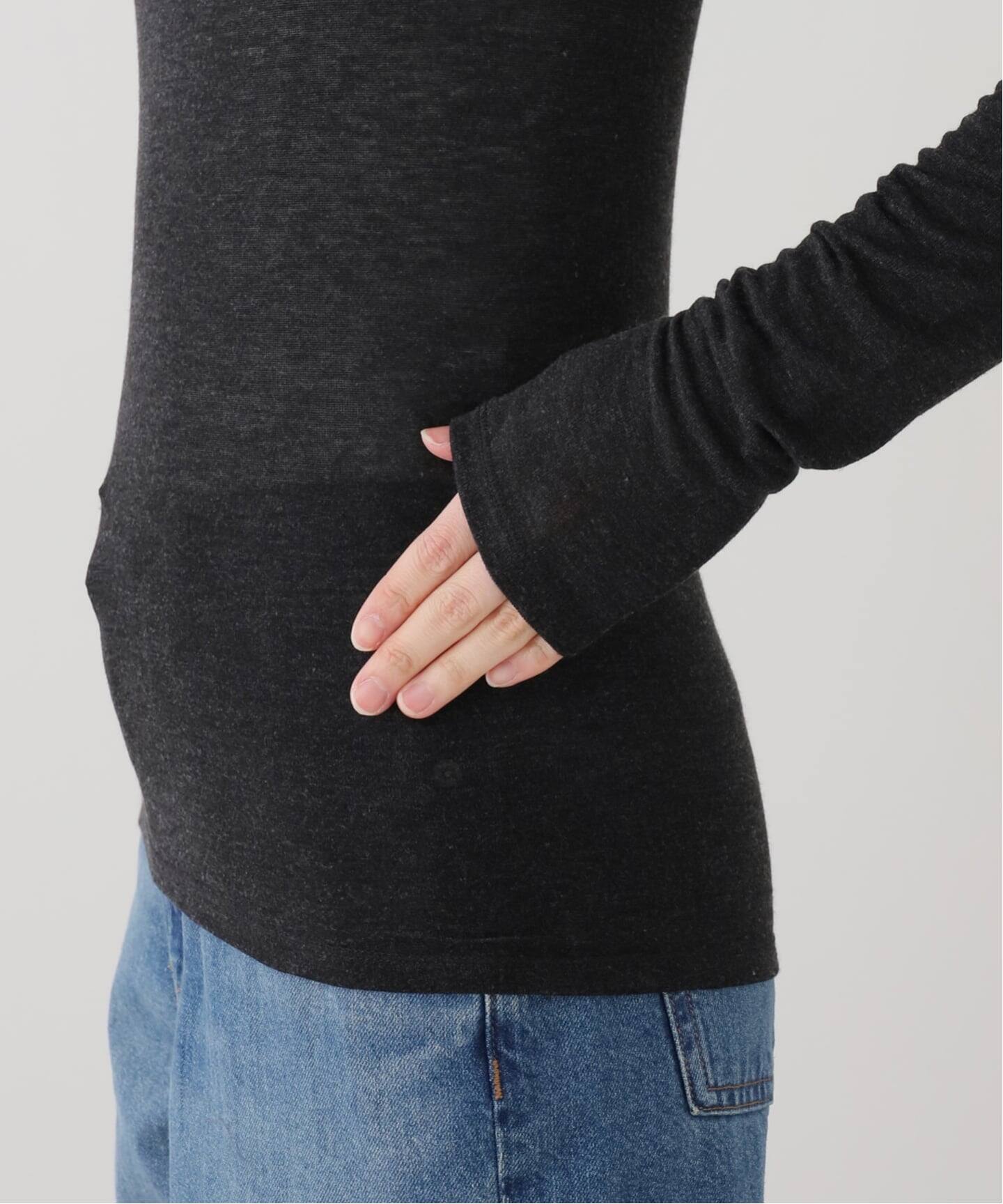 todayful Henleyneck Soft Tops グレー Henleyneck Soft Tops（Tシャツ/カットソー）｜TODAYFUL（トゥデイフル