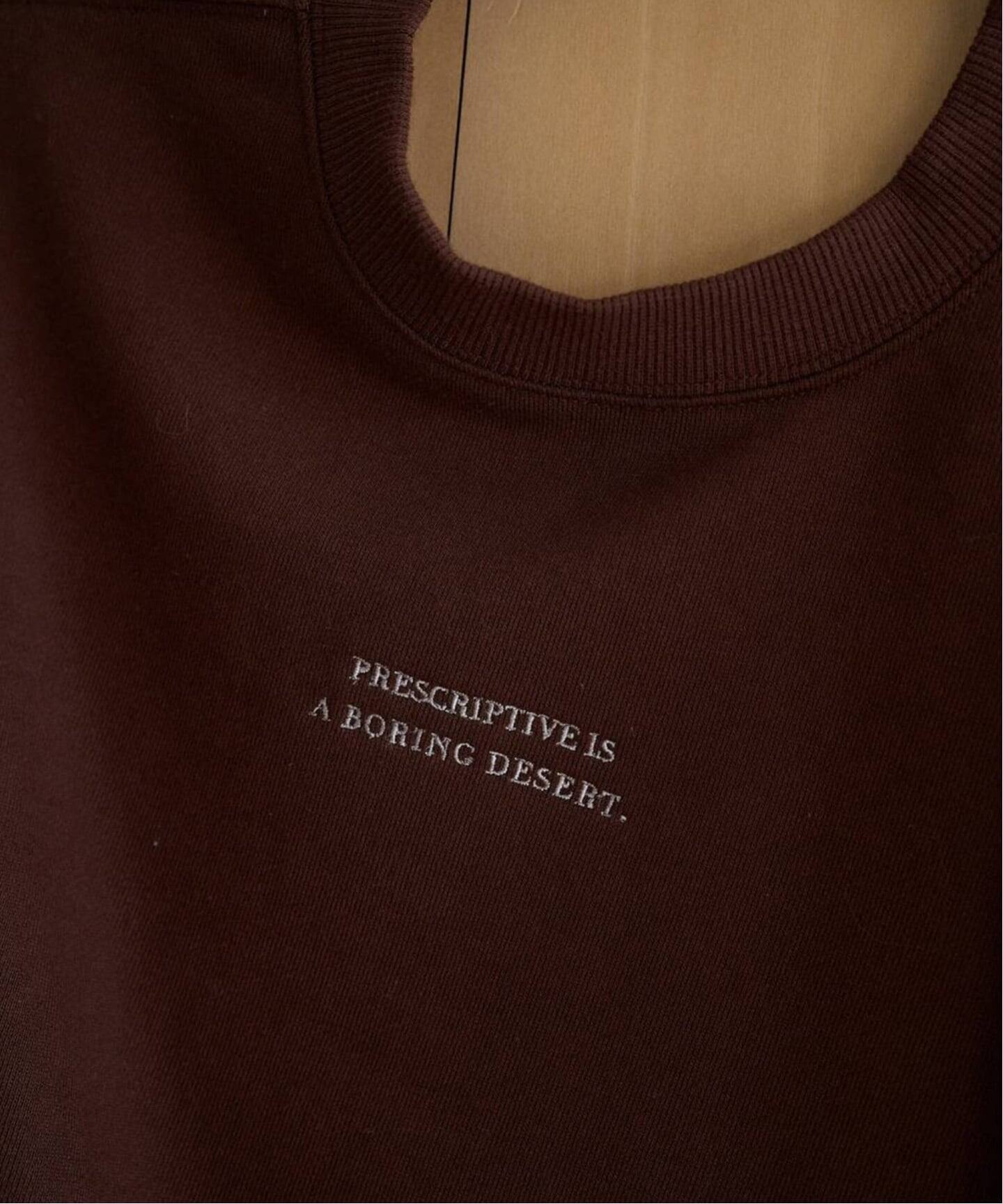 anuke Embroidery Over Sweat（スウェット）｜BOICE FROM BAYCREW