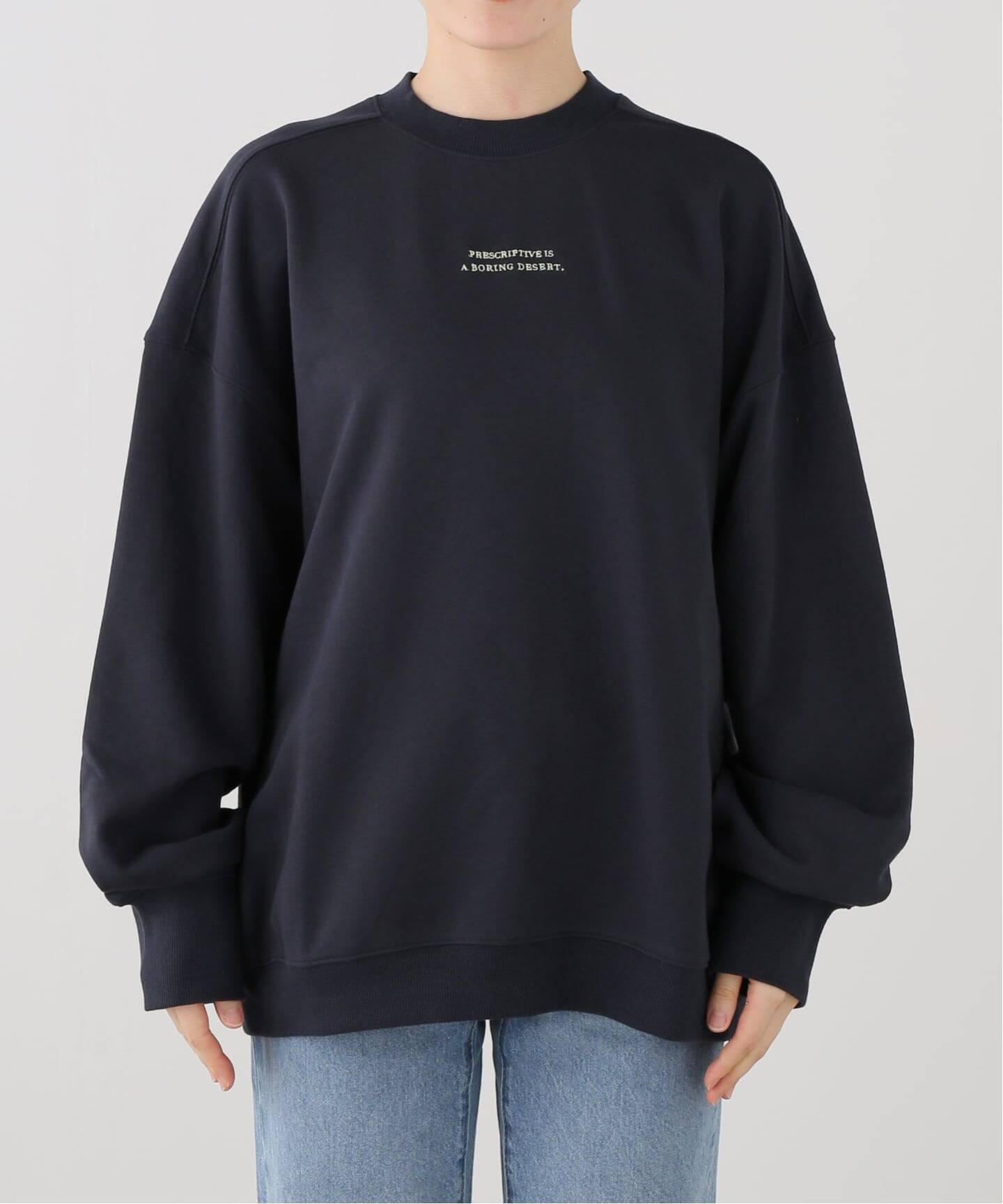anuke Embroidery Over Sweat（スウェット）｜BOICE FROM BAYCREW