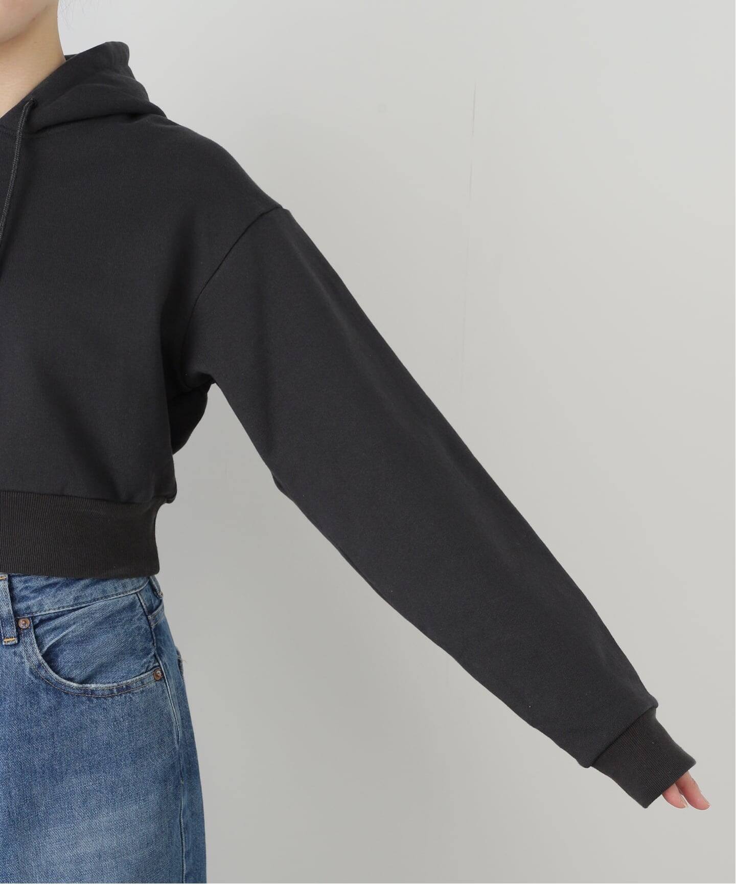 Union Cropped Hoodie BK | ヤマダウェブコム