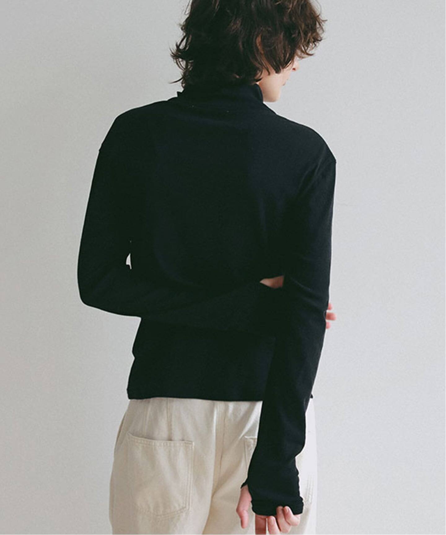ETRE TOKYO ガーゼフライスフロントオープンプルオーバー（Tシャツ
