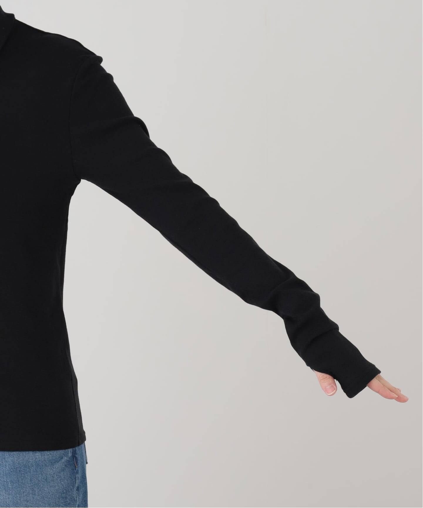 ETRE TOKYO ガーゼフライスフロントオープンプルオーバー（Tシャツ