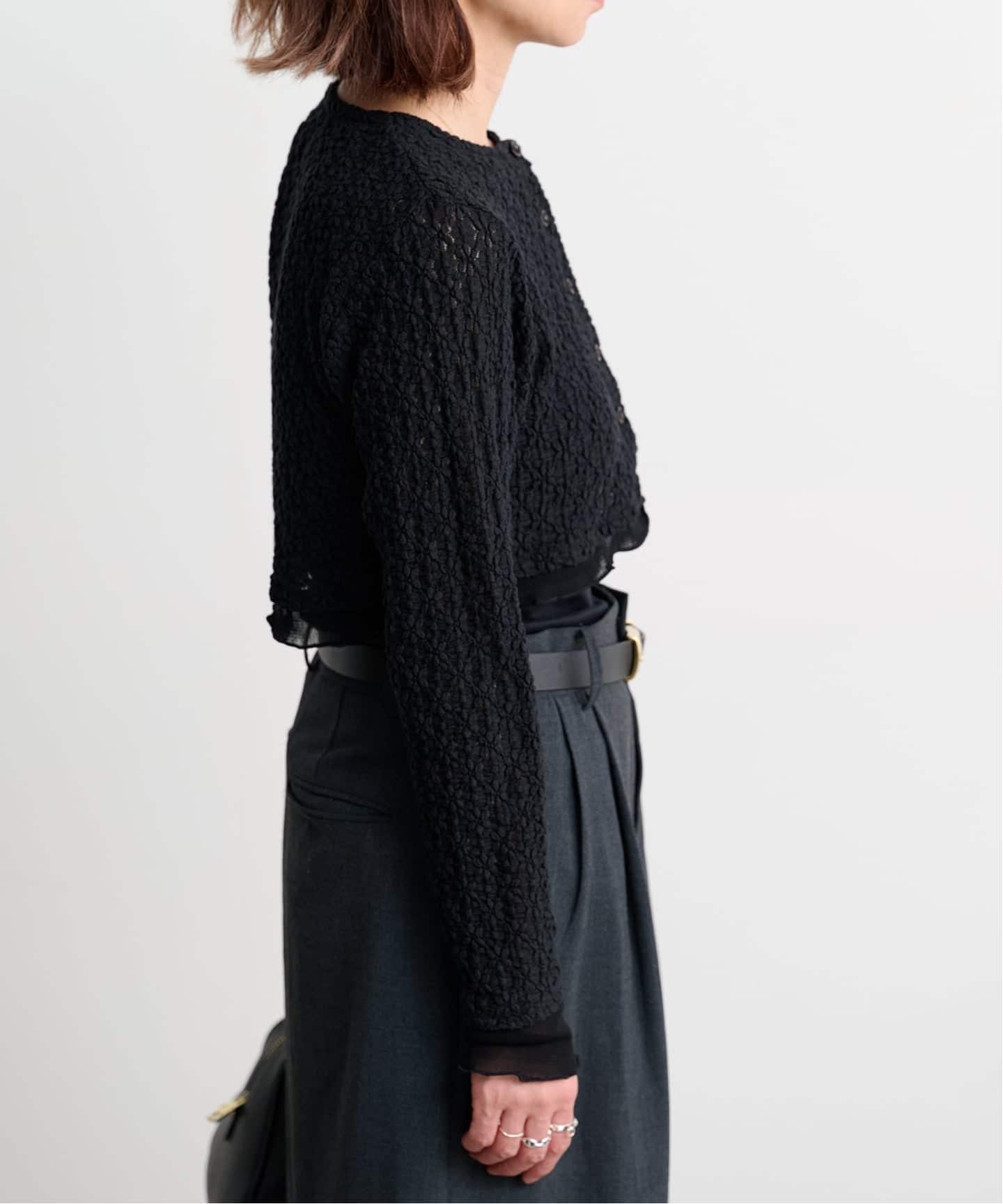 JANE SMITH FLOWERLACE TULLE COMBI CARDIGAN（カーディガン）｜BOICE