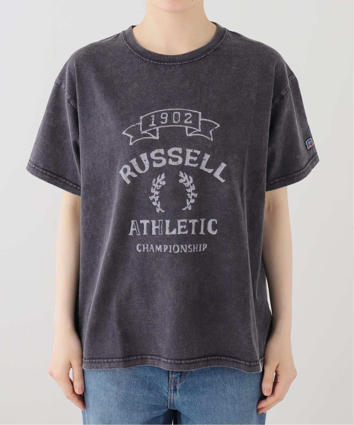 RUSSELL ATHLETIC VTG JERSEY PRINT TEE（Tシャツ／カットソー