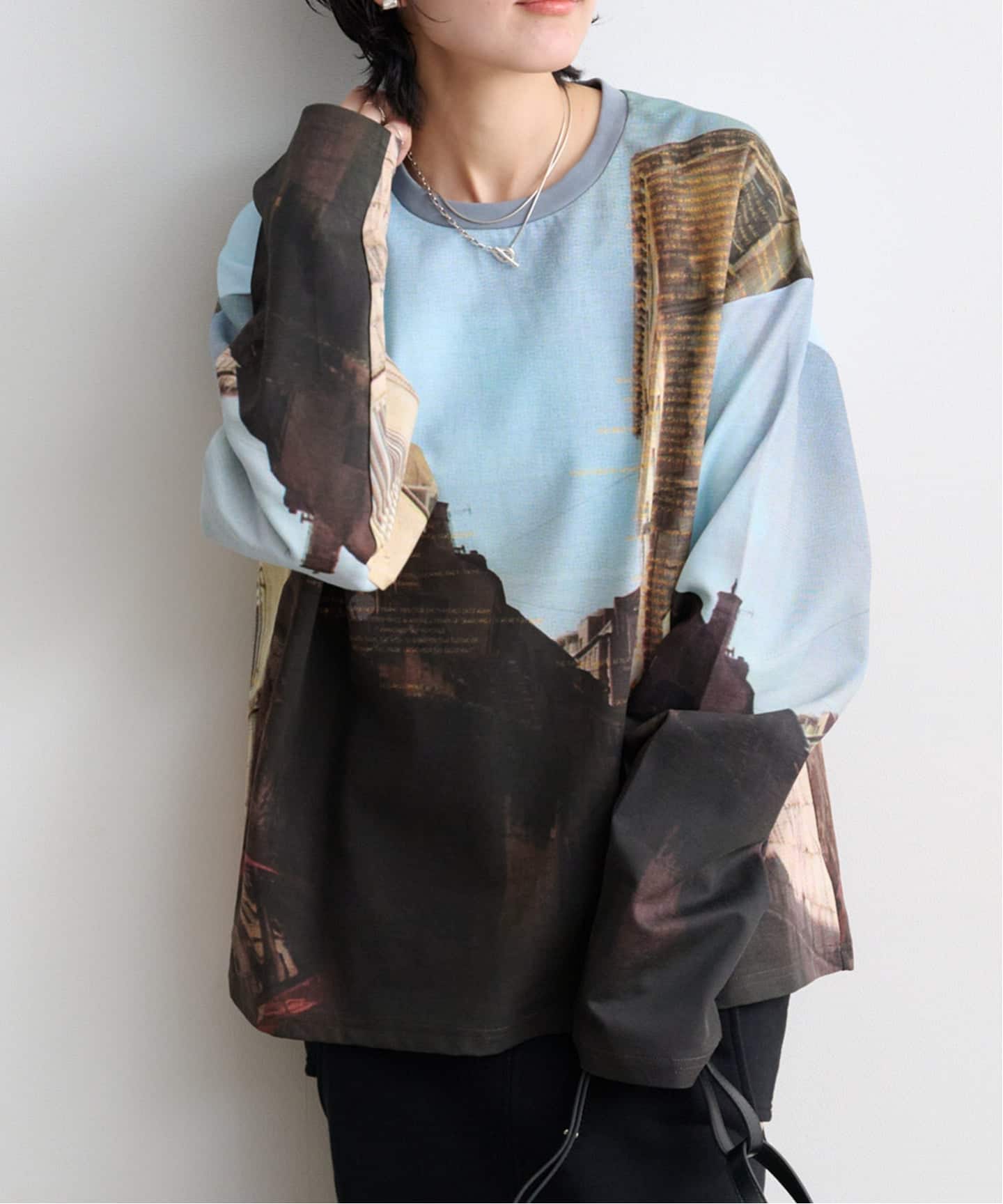 KnuthMarf scenery print long sleeve tee（Tシャツ／カットソー
