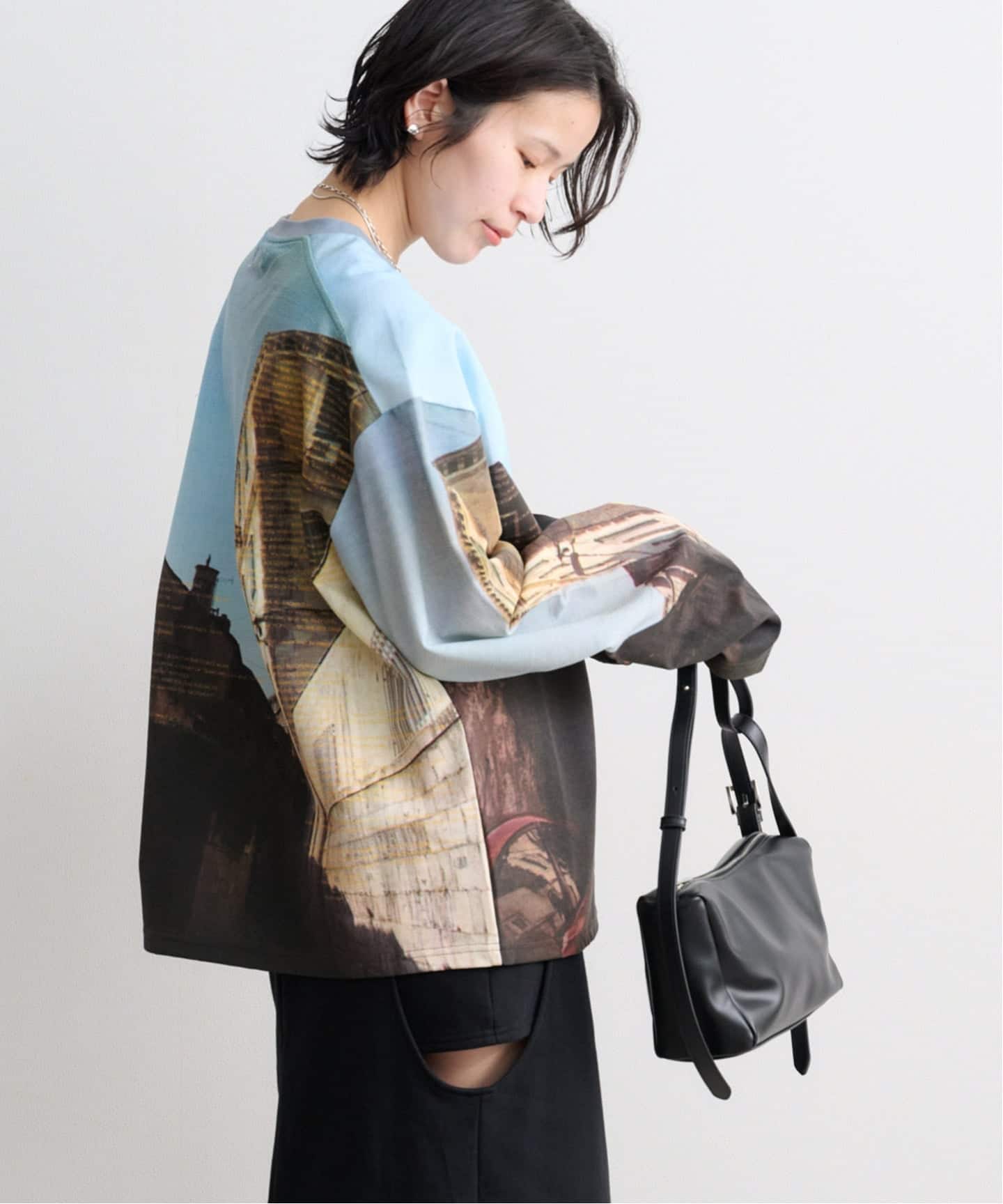 KnuthMarf scenery print long sleeve tee（Tシャツ／カットソー