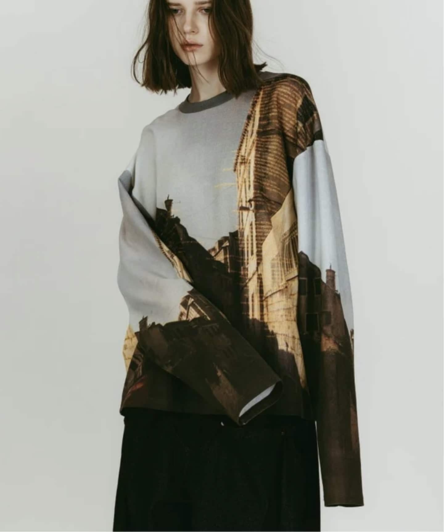 KnuthMarf scenery print long sleeve tee（Tシャツ／カットソー