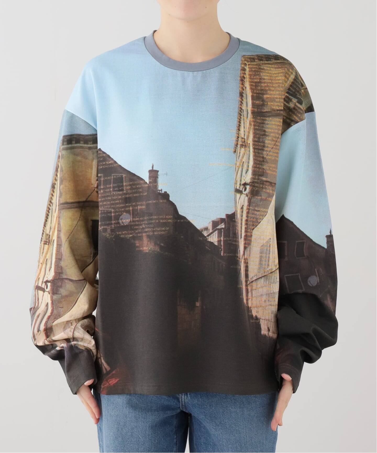 KnuthMarf scenery print long sleeve tee（Tシャツ／カットソー