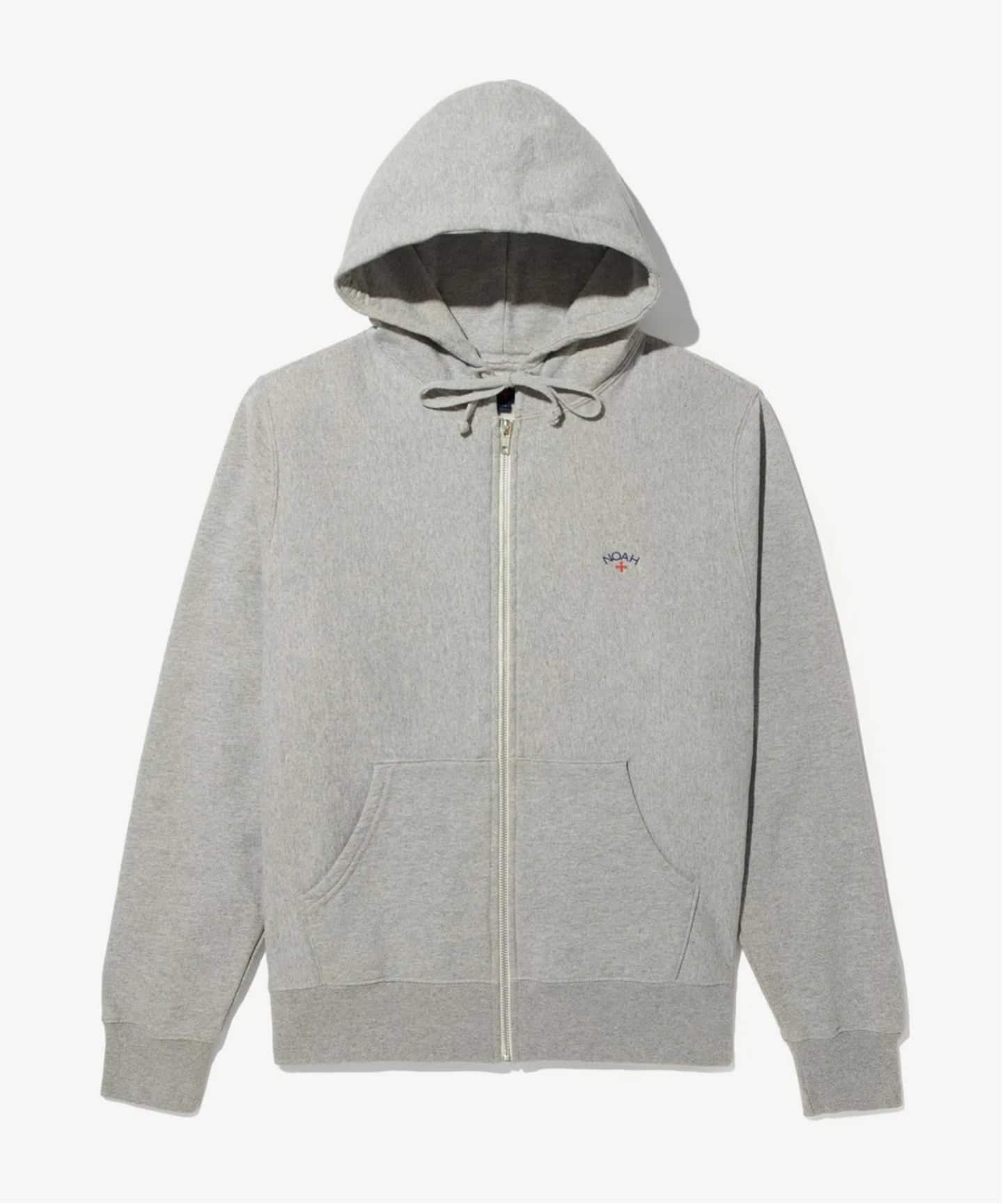 NOAH グレー フード付きパーカー Lサイズ Lightweight Zip-Up Hoodie（パーカー）｜NOAH（ノア）の通販