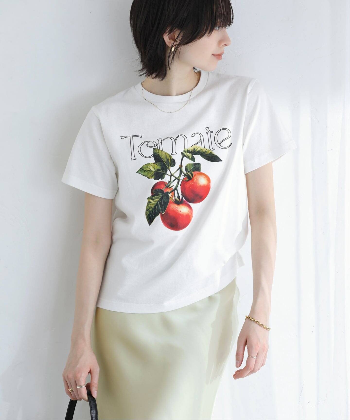 洗える】fruit print Tシャツ（Tシャツ／カットソー）｜La Totalite