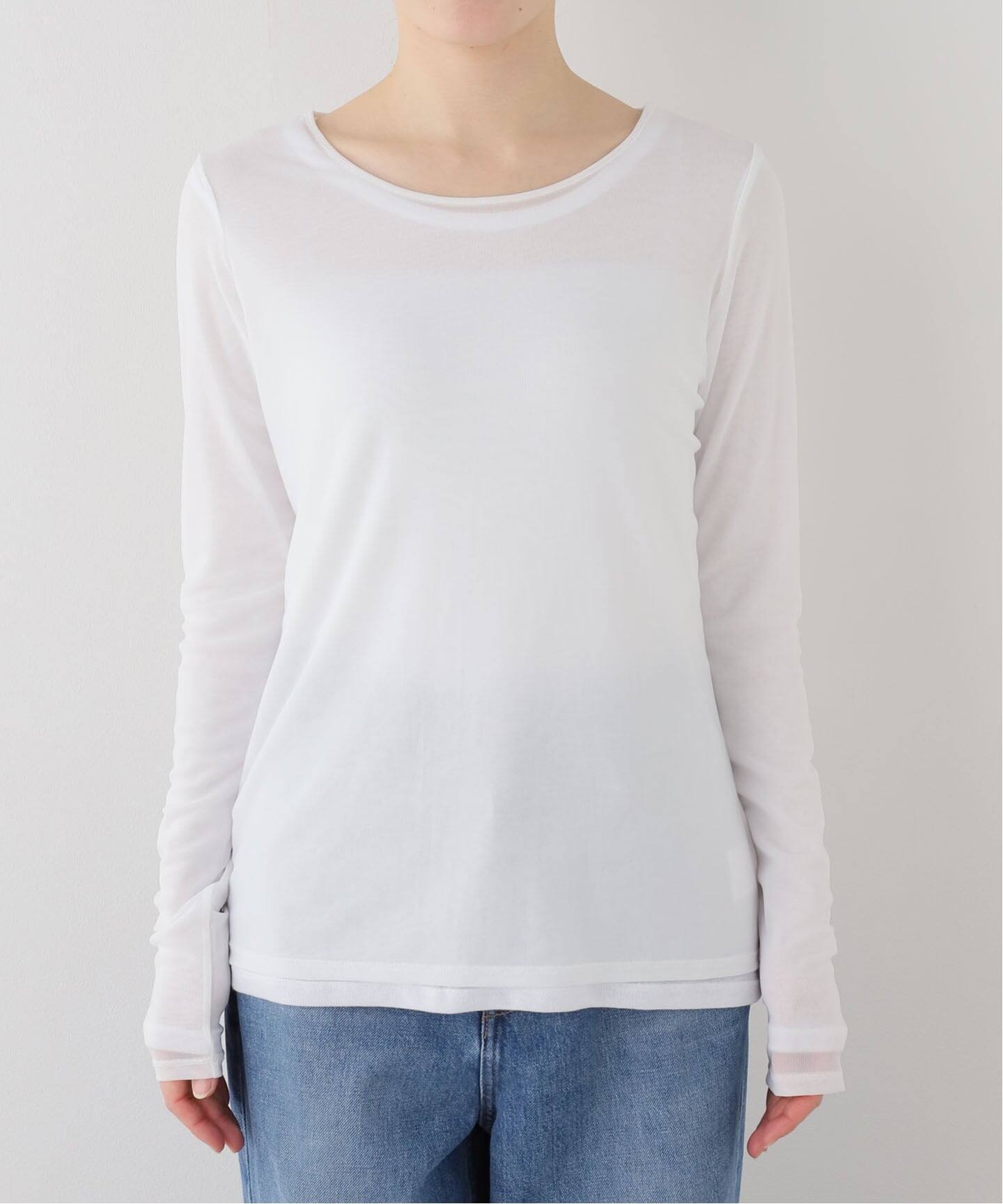 洗える】レイヤードカットソー（Tシャツ／カットソー）｜La Totalite