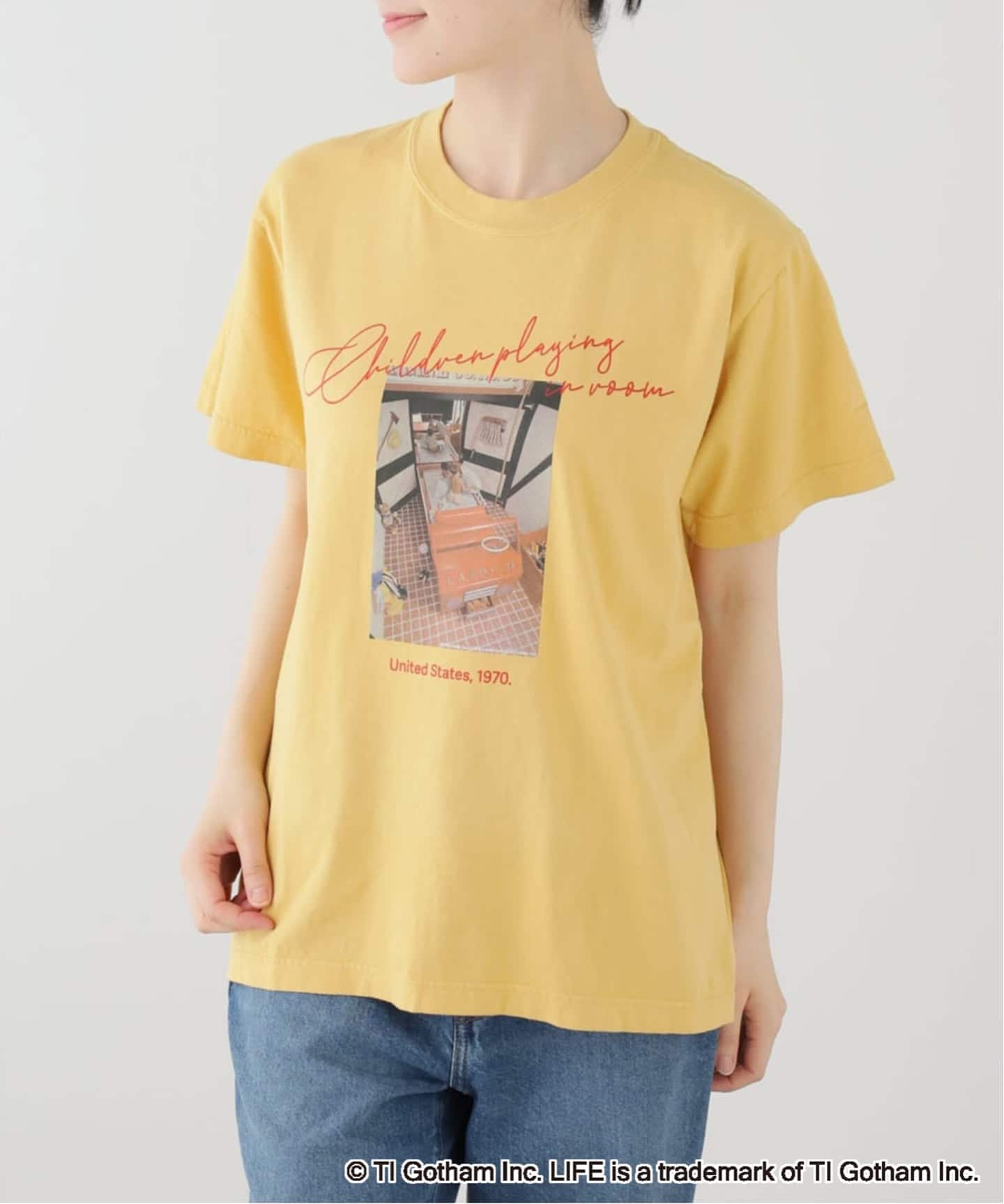 L'Appartement【グッドロックスピード】COLLEGE T-SH GOOD ROCK SPEED/グッドロックスピード】 NYC LONG TEE（Tシャツ