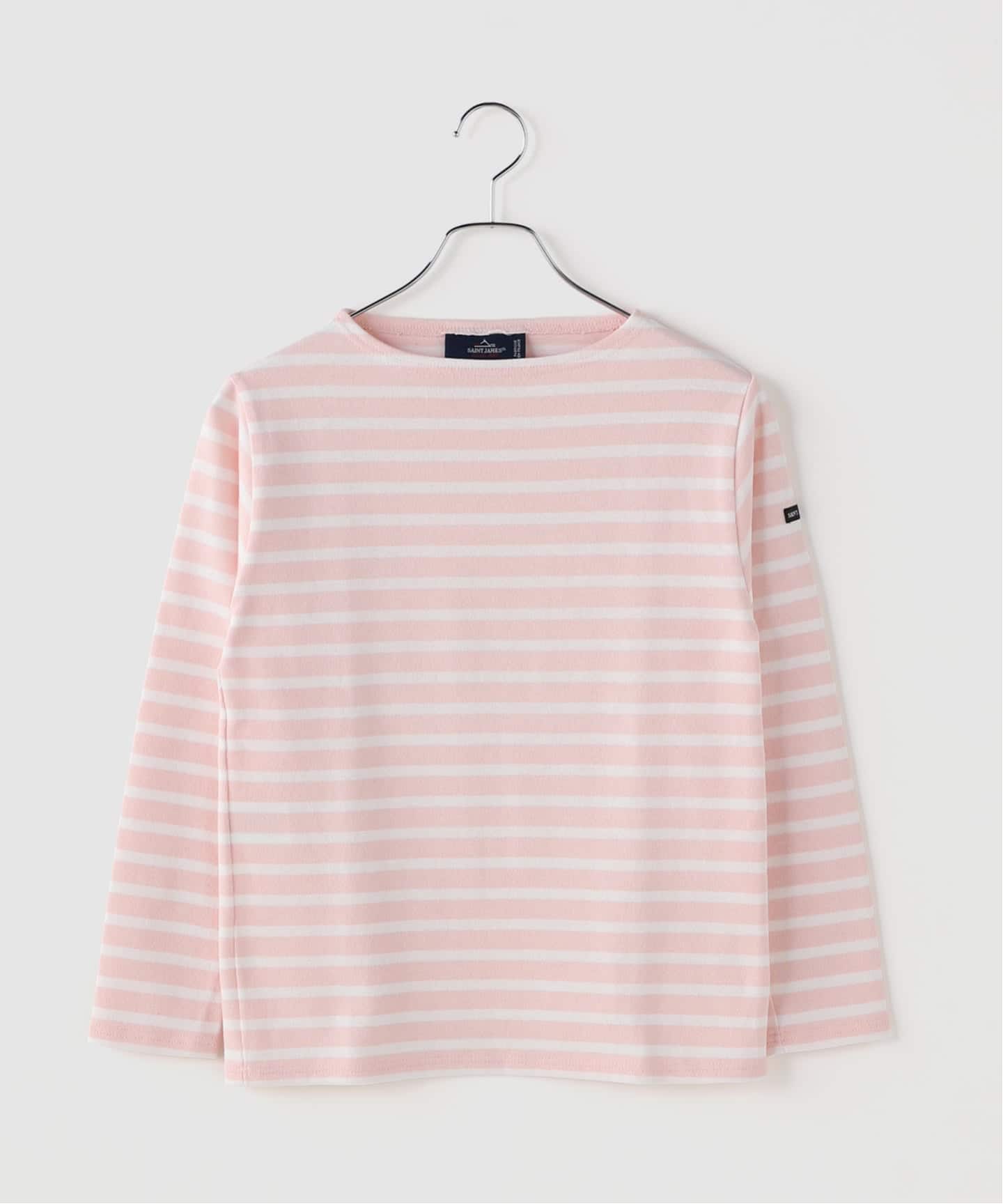 IENA SAINT JAMES セントジェームス　ウエッソン　ボーダー　ピンク OUESSANT / ウェッソン ボーダー（Tシャツ／カットソー）｜SAINT JAMES
