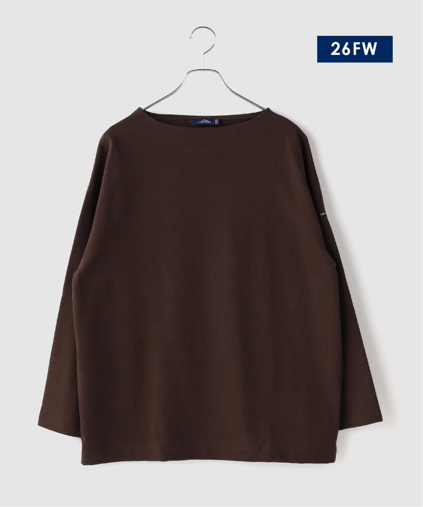 セントジェームス OUESSANT LOOSE カットソーブラウン 1 OUESSANT LOOSE / ウェッソンルーズ ソリッド（Tシャツ／カットソー