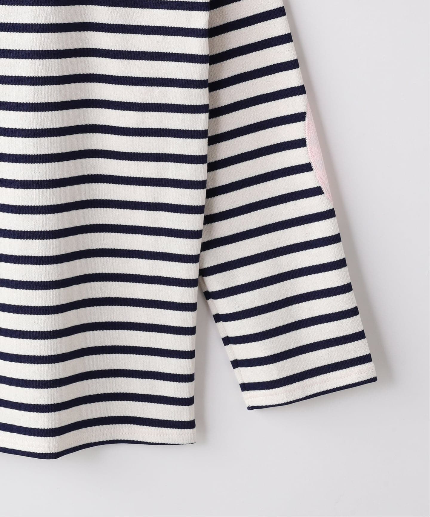 OUESSANT ELBOW PATCH / ウェッソン エルボーパッチ ボーダー（Tシャツ