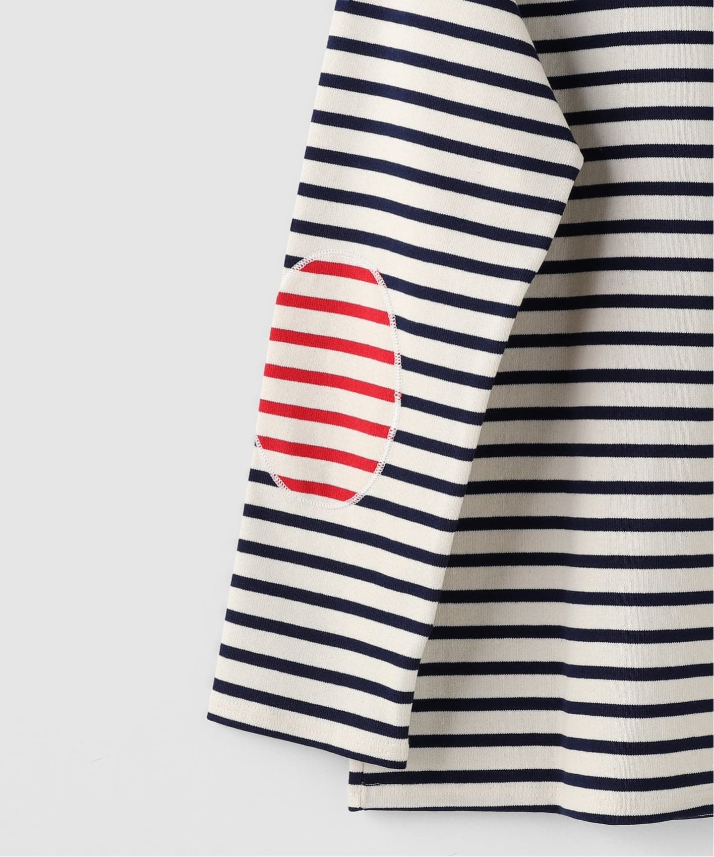 OUESSANT ELBOW PATCH / ウェッソン エルボーパッチ ボーダー（Tシャツ