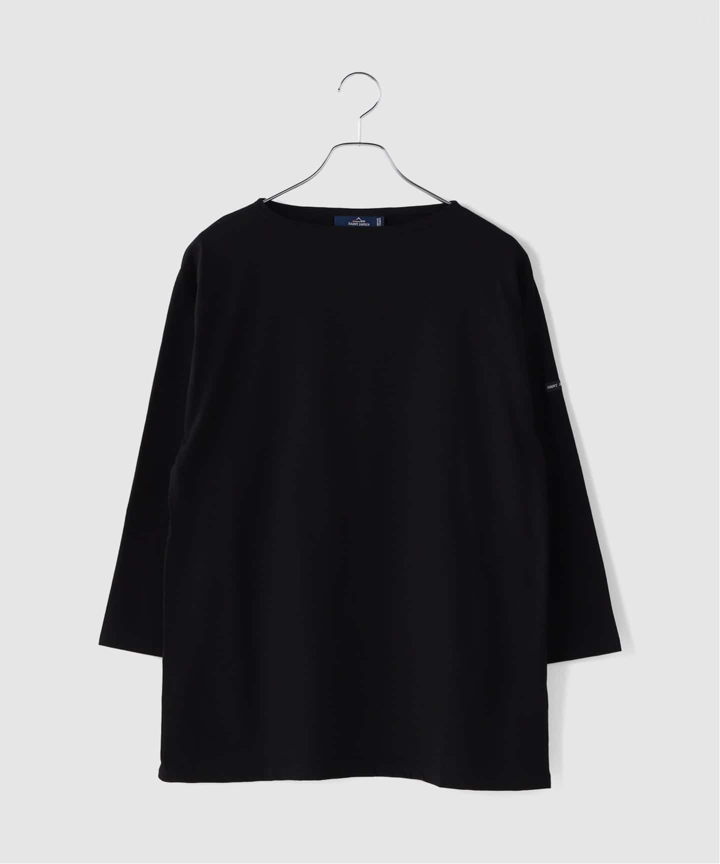 SAINT JAMES セントジェームス　モーレ黒　7分シャツ S 新品タグ付き MORLAIX 3/4SLEEVE / モーレ7分袖 ソリッド（Tシャツ／カットソー