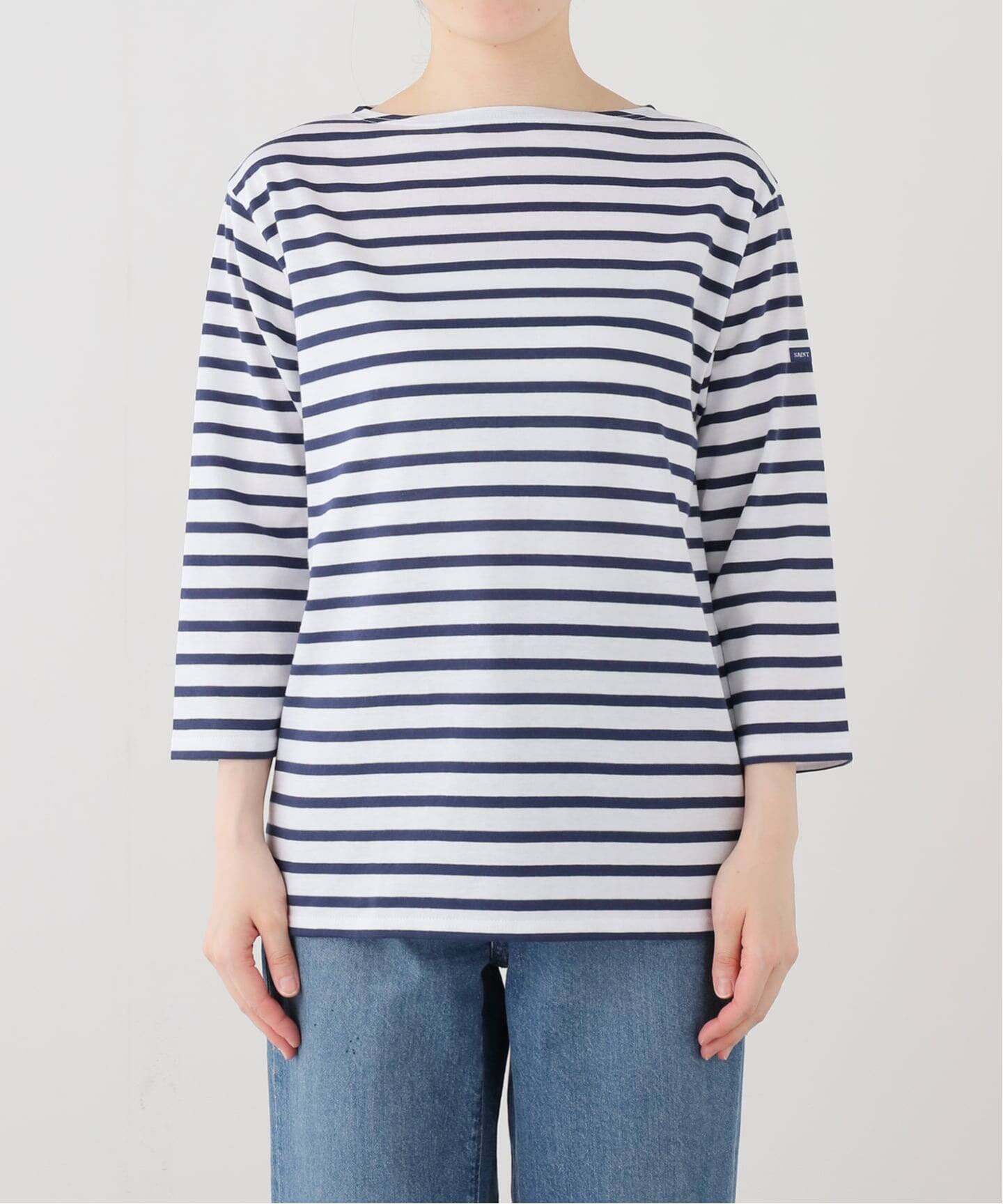 SAINT JAMES / セントジェームス MORLAIX 3/4SLEEVE BORDER（Tシャツ