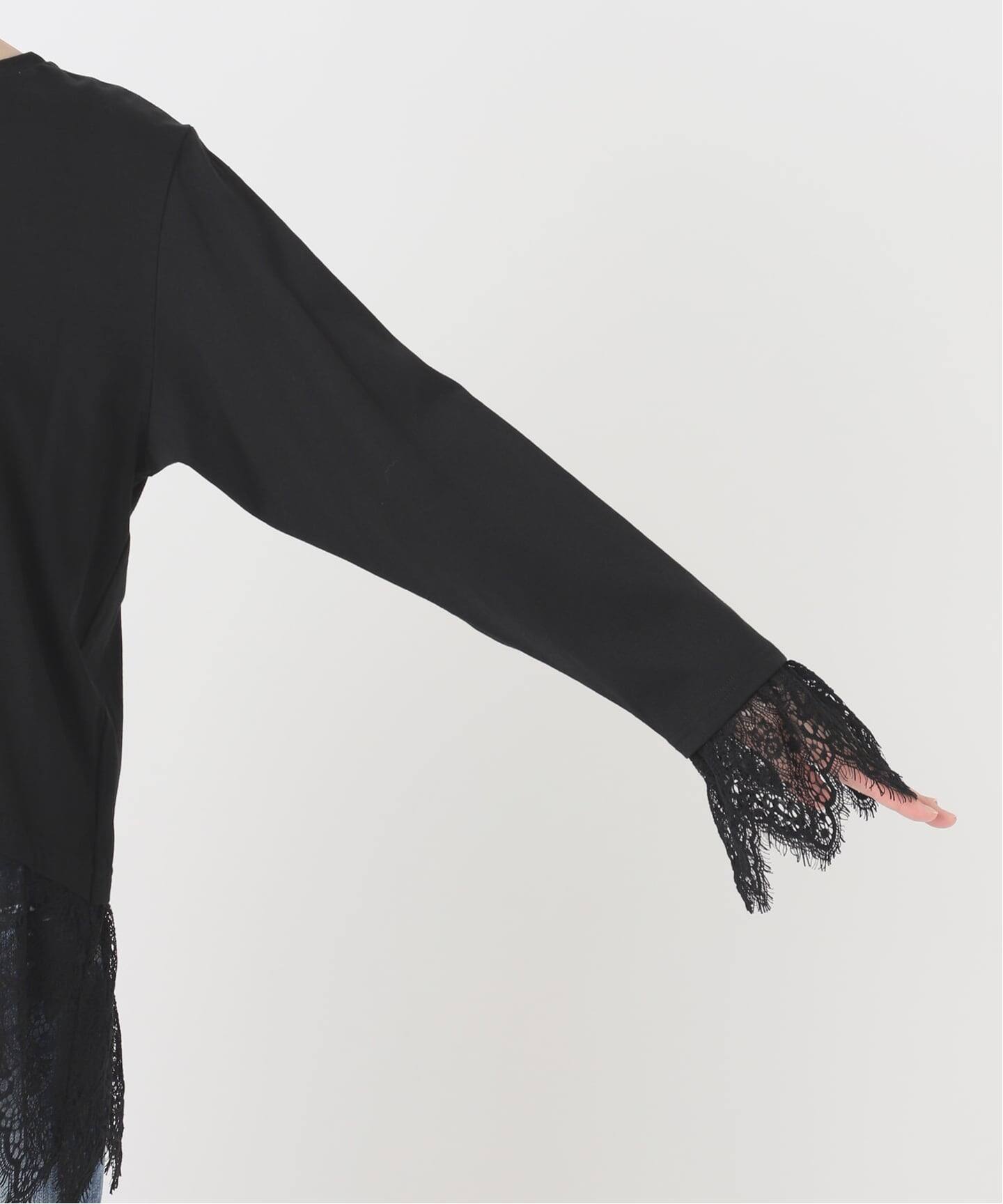レースドッキングプルオーバー（Tシャツ／カットソー）｜Spick & Span