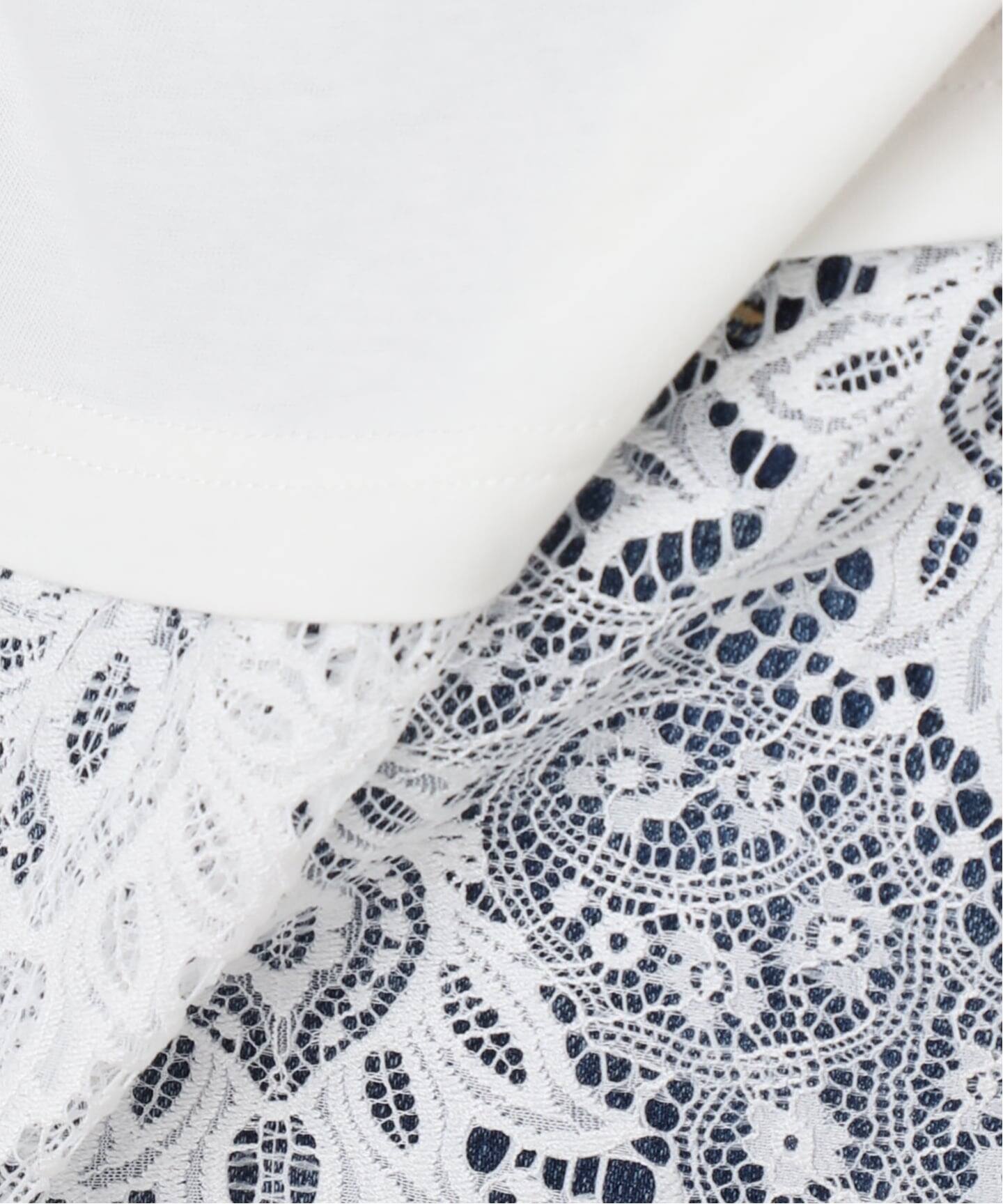 レースドッキングプルオーバー（Tシャツ／カットソー）｜Spick & Span