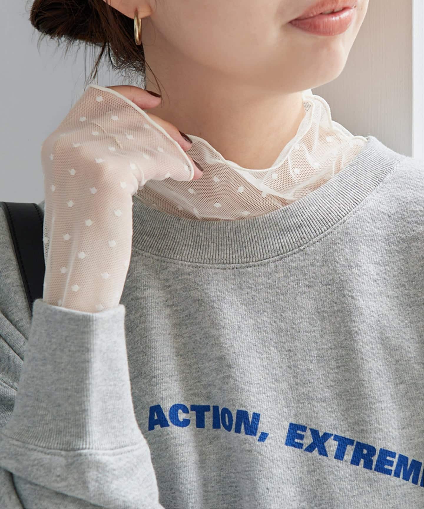 予約》ドットチュールプルオーバー（Tシャツ／カットソー）｜Spick