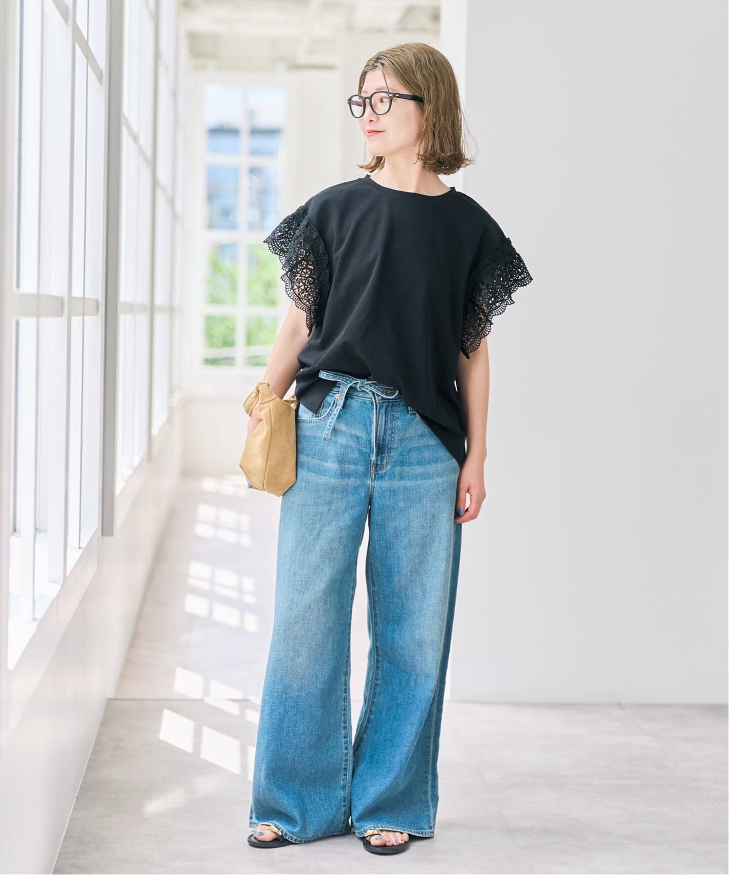ケミカルレーススリーブプルオーバー（Tシャツ／カットソー）｜Spick 