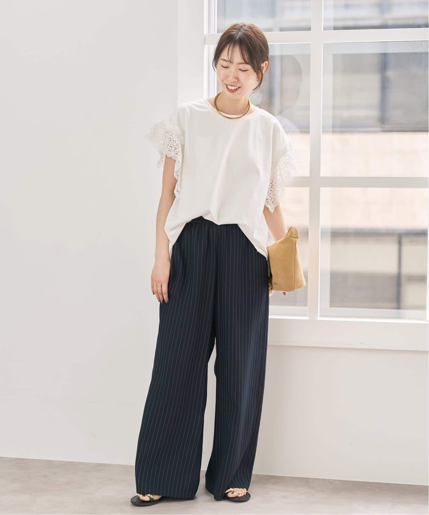 ケミカルレーススリーブプルオーバー（Tシャツ／カットソー）｜Spick