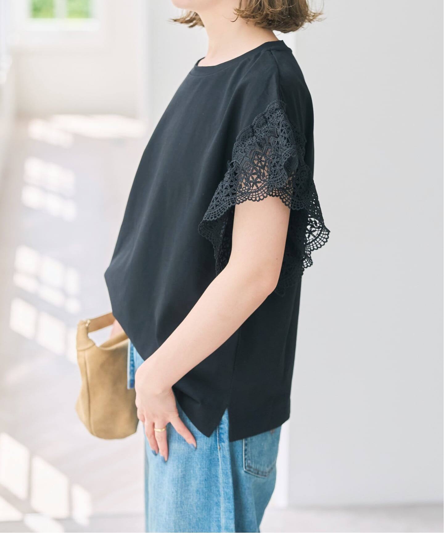 ケミカルレーススリーブプルオーバー（Tシャツ／カットソー）｜Spick 